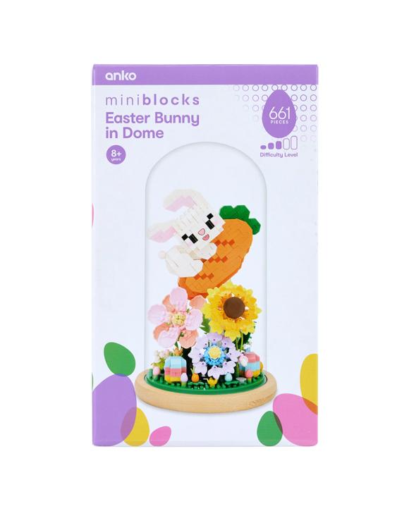 661 Piece Mini Blocks Easter Bunny in Dome