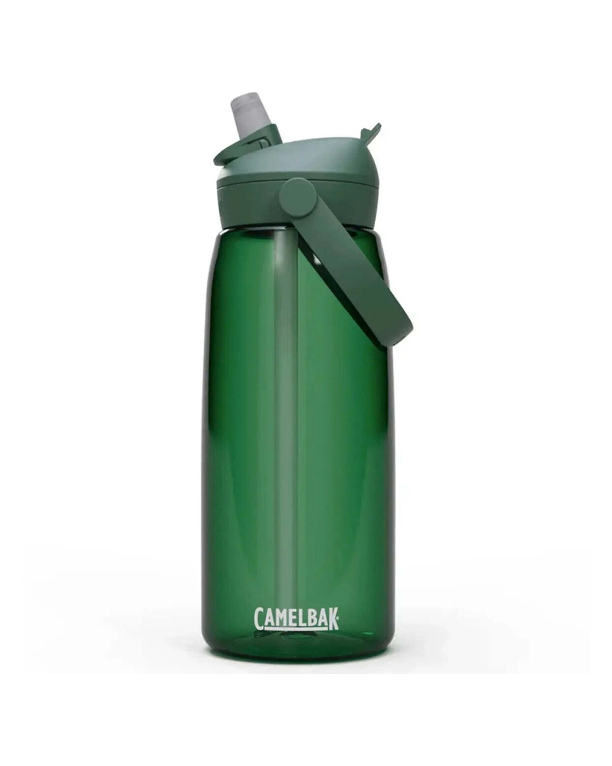 1 Camelbak Thrive Flip Straw Drink Bottle Lightweight Durable Leakproof 1L Forest - Green, 1 of 4