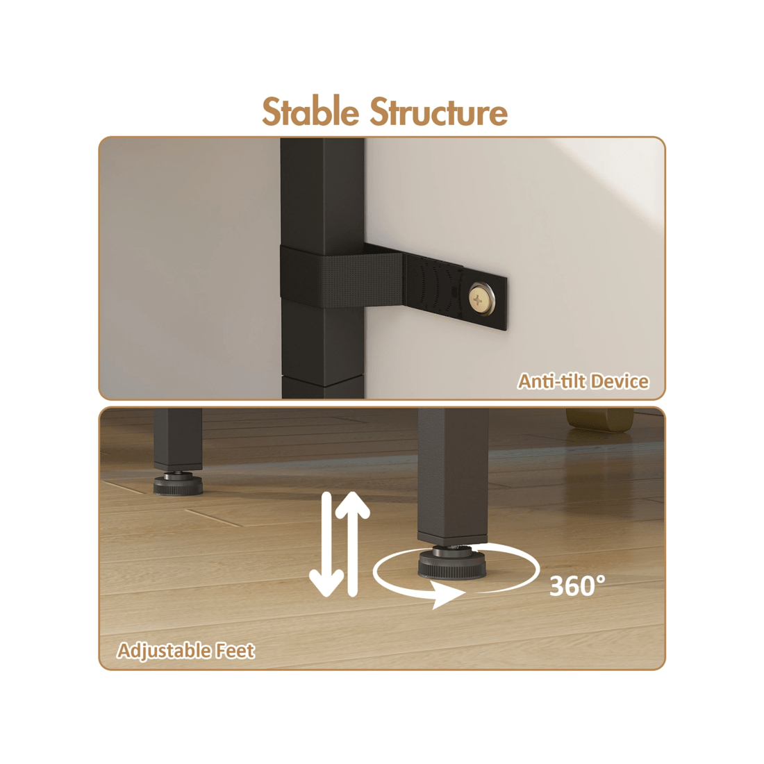 6 Advwin Led Side Table W/ Charging Station Narrow Bedside Table W/ Open Drawer & Open Shelf Walnut, 6 of 8