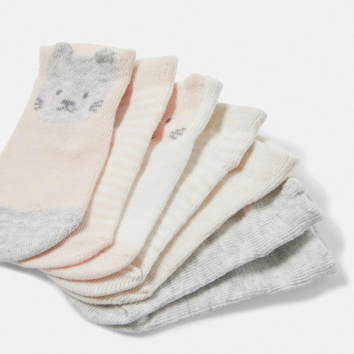 2 7 Pack Novelty Low Cut Socks Cat A, 2 of 3