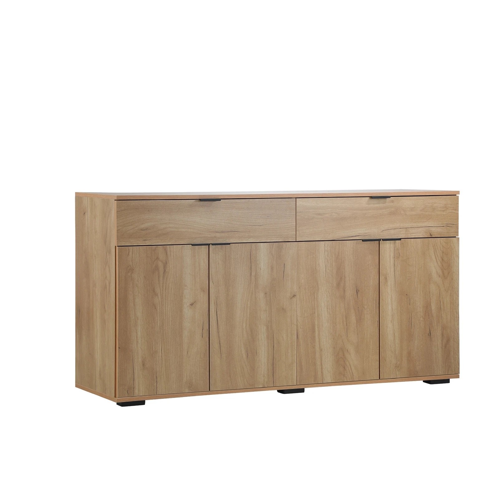 1 Oikiture Sideboard Buffet High Gloss
 - Natural, 1 of 10