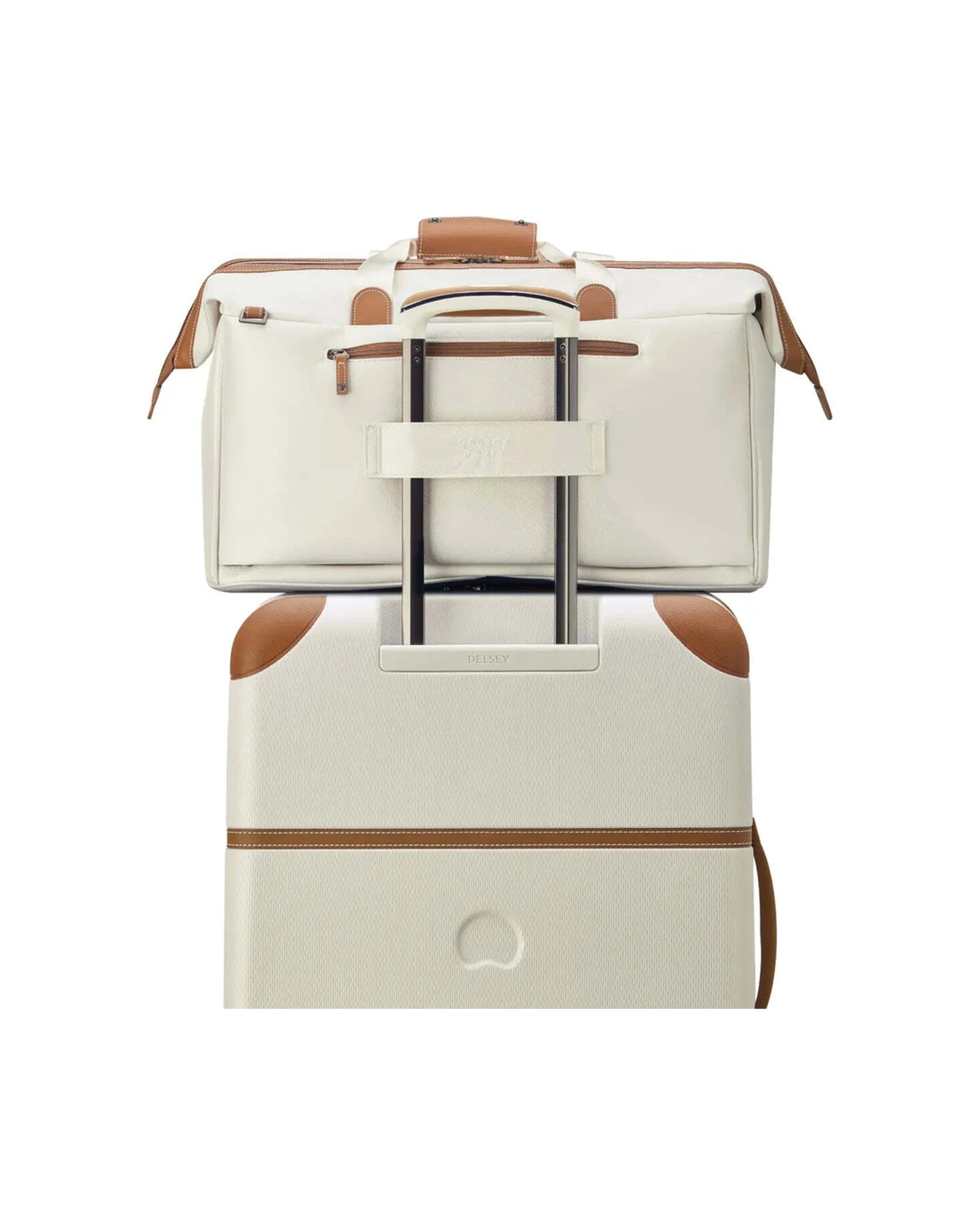 7 Delsey Chatelet Air 2.0 Weekender L Overnight Bag Vacuum Insulated Leakproof Angora - Natural, 7 of 8