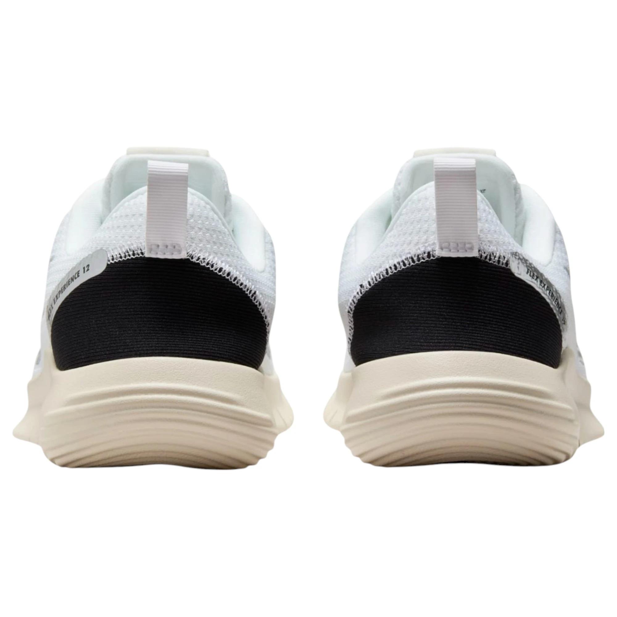 2 Nike Womens Flex Experience Run 12 White/ Silver Athletic Running Shoes WHITE/SILVER, 2 of 8