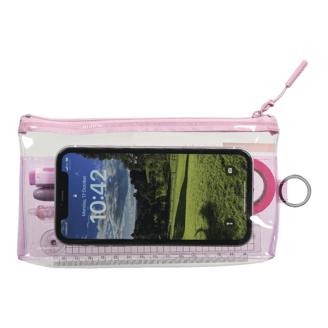 3 Soeru Slim Pen Case Clear Pink, 3 of 3