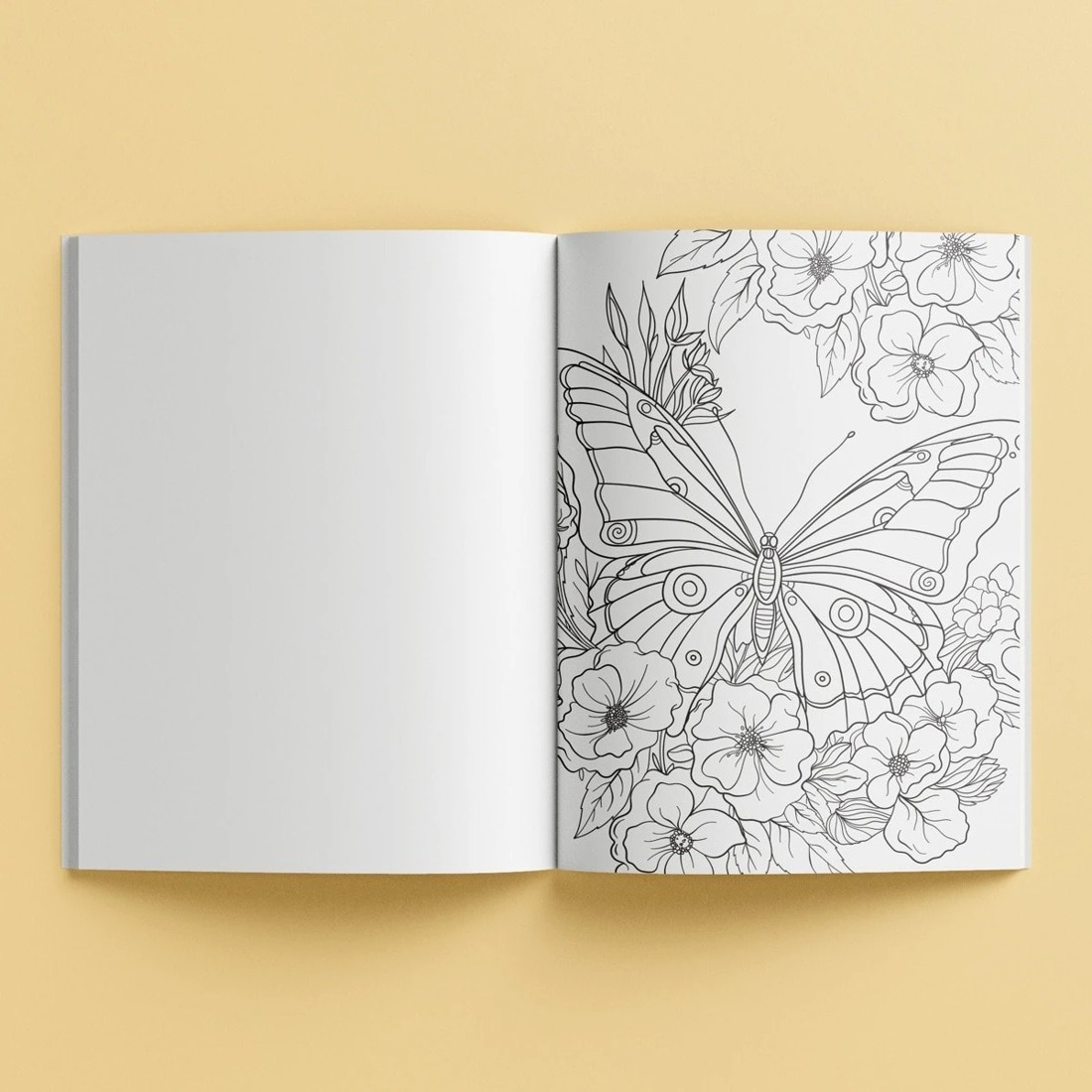 3 Mindwaves Calming Colouring: Butterfly Garden - Book, 3 of 4