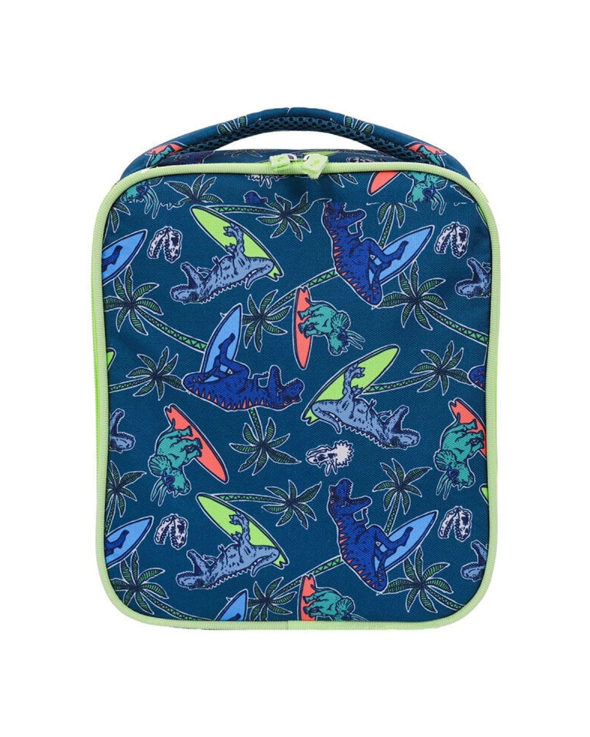 2 Splosh 2PK Out & About Dino Kids Children Insulated Lunch Bag Waterproof Polyester 21x25cm - Blue, 2 of 7