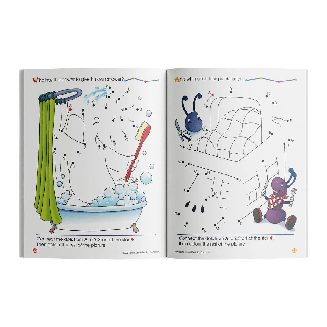 2 School Zone Activity Zone Dot-to-Dot, 2 of 4