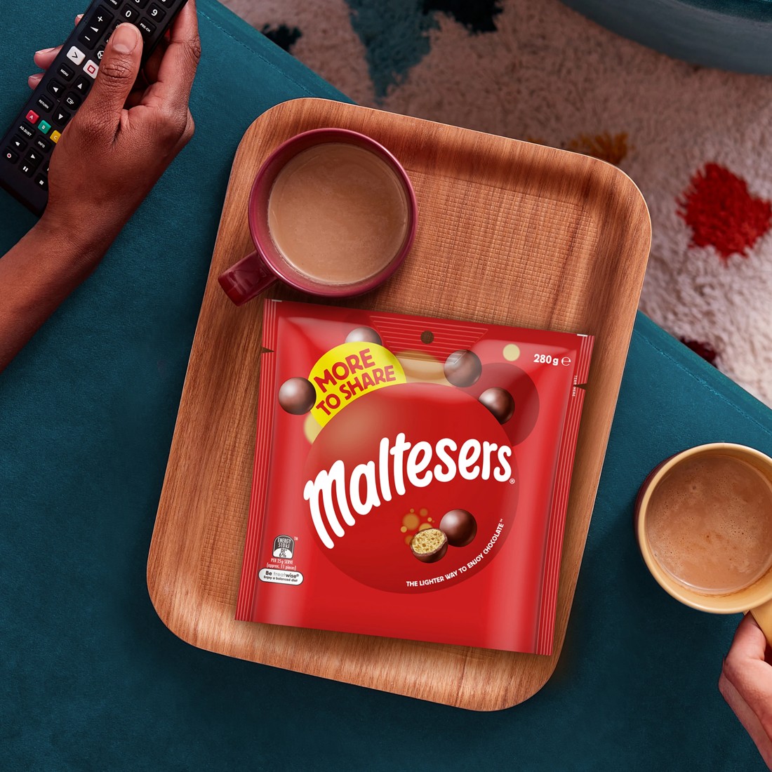 6 Maltesers Milk Chocolate Snack & Share Bag 280g, 6 of 7