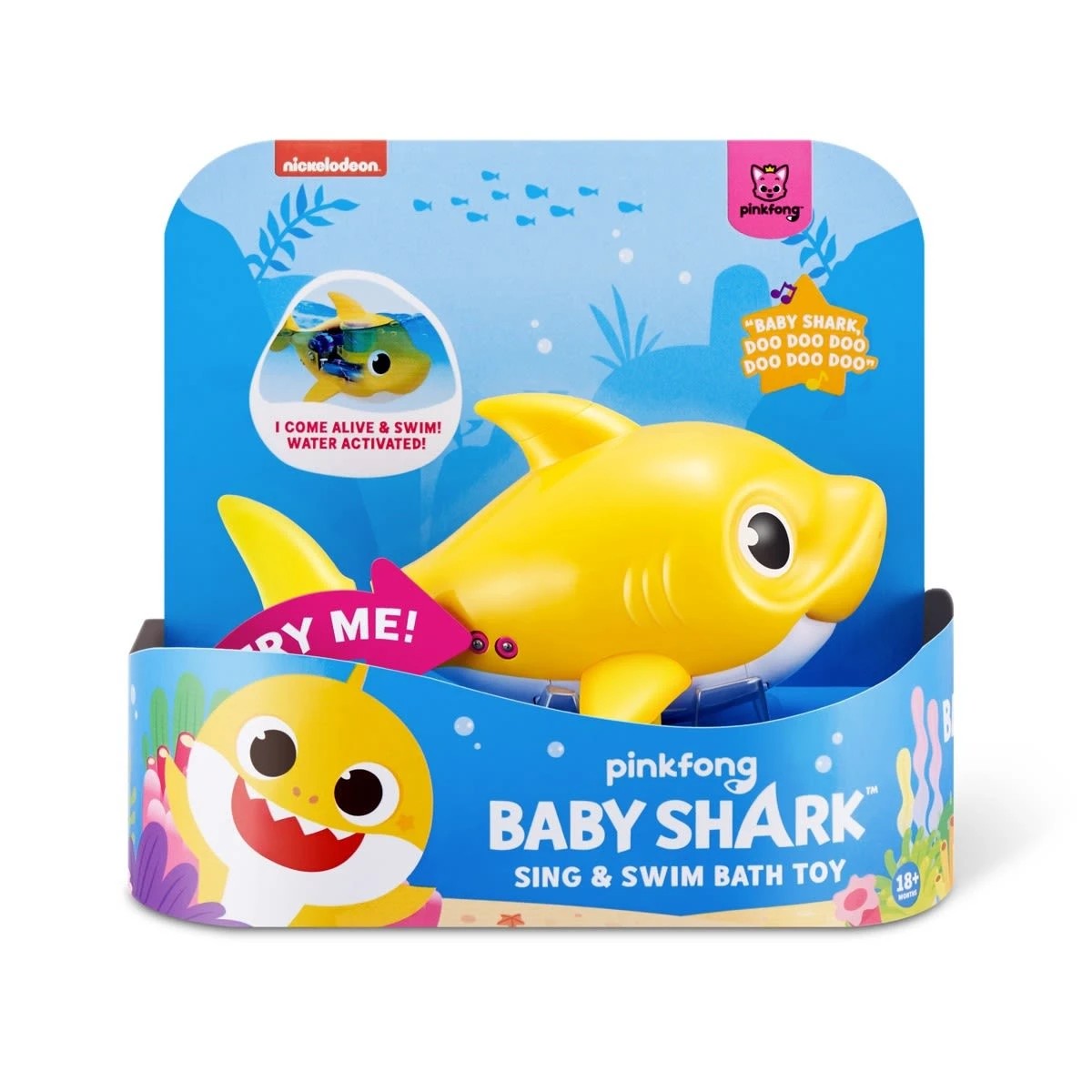 2 Nickelodeon Pinkfong Baby Shark Sing & Swim Bath Toy - Assorted, 2 of 9