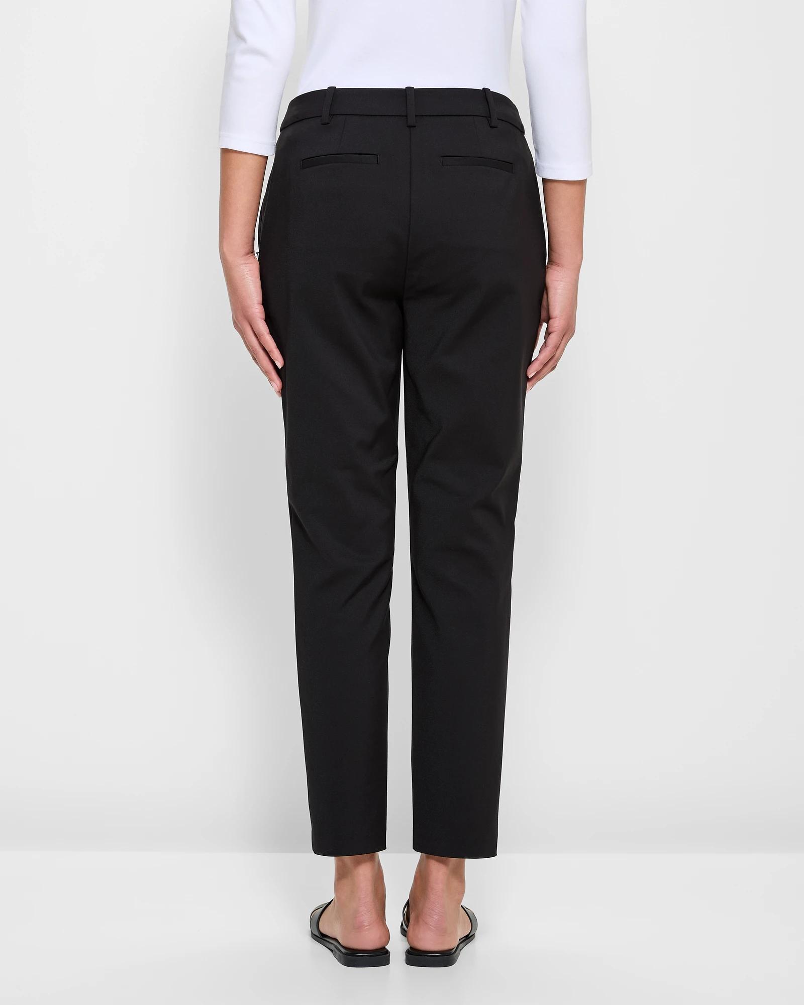 4 Preview Mia Zip Pocket Ankle Slim Pants BLACK, 4 of 5