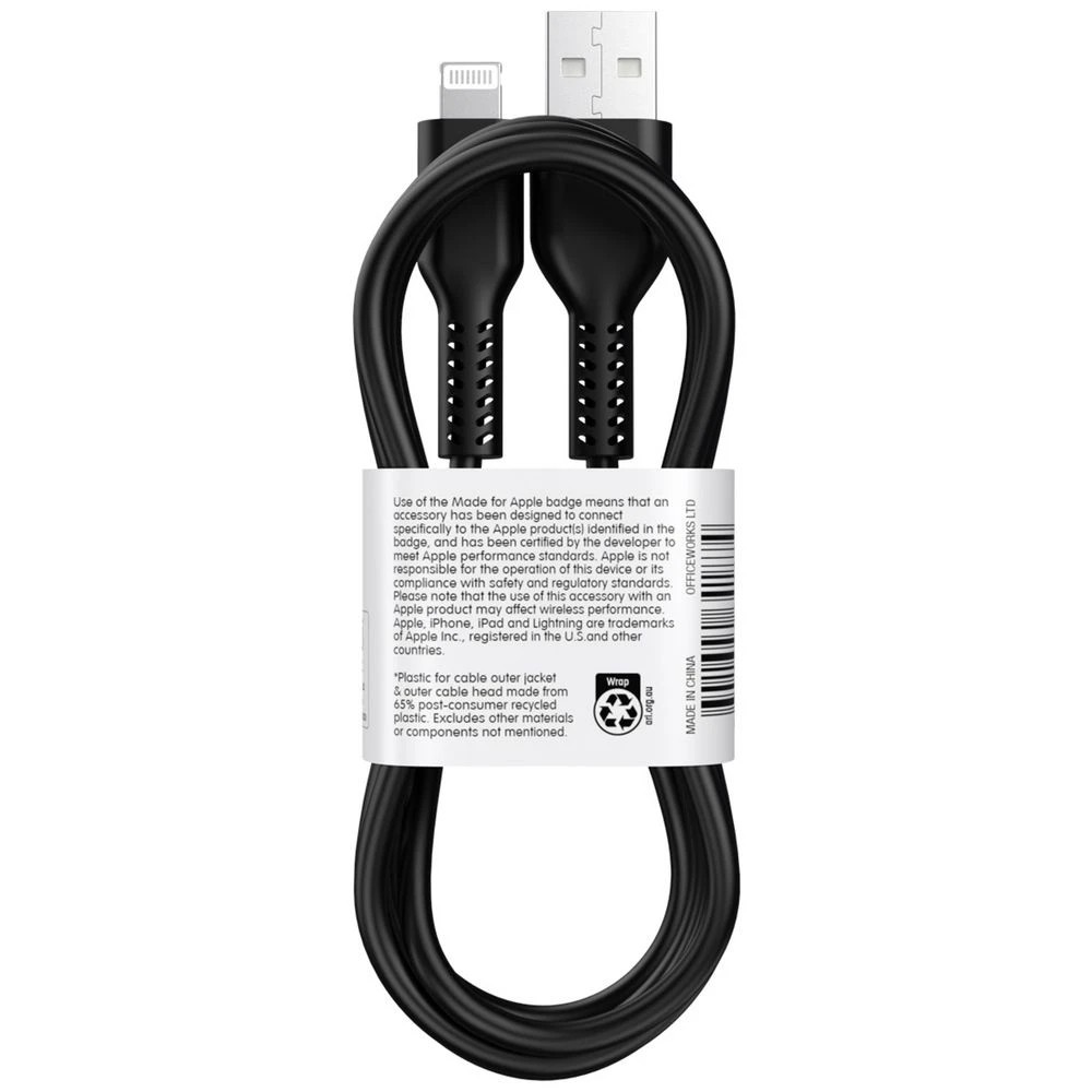 7 Keji USB-A to Lightning Cable 2m Black, 7 of 7