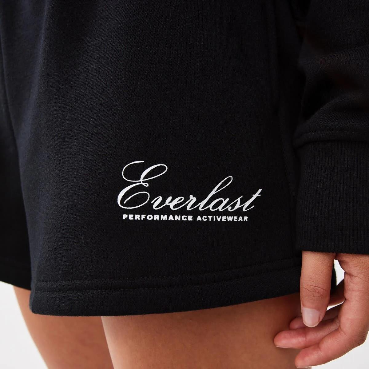6 Everlast Womens Street Sweat Shorts EVERLAST BLACK, 6 of 7
