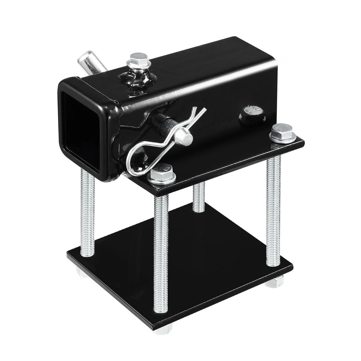 1 AUSWAY Hitch Receiver Adapter Trailer Universal Mount Reducer Caravan Bike Rack, 1 of 3
