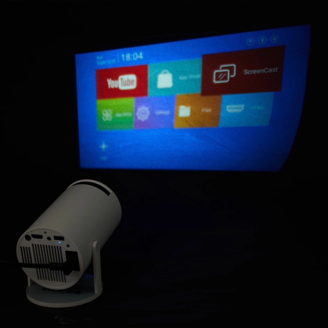 9 Smart Multimedia Projector - White, 9 of 10