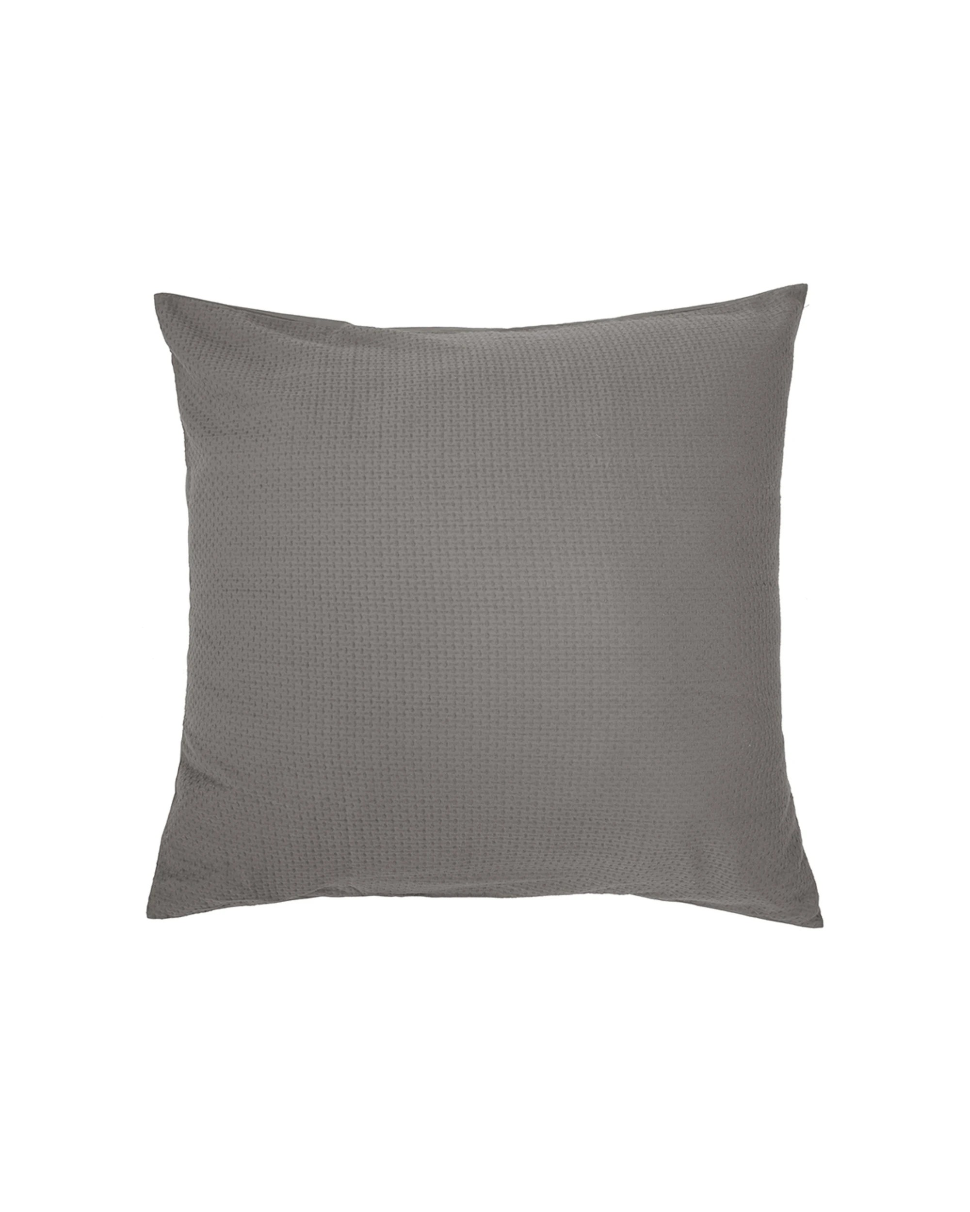 1 Bambury Home Living Decorative Euro Pillowcase Boyd Cotton Woven - Grey, 1 of 5