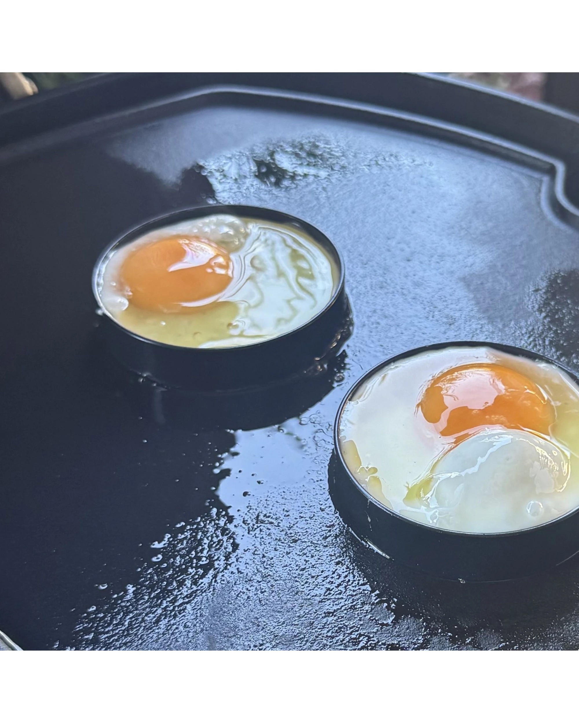 2 Campaquip Weber Q Compatible Half Griddle Plate For Classic 1st & 2nd Gen, 2 of 3