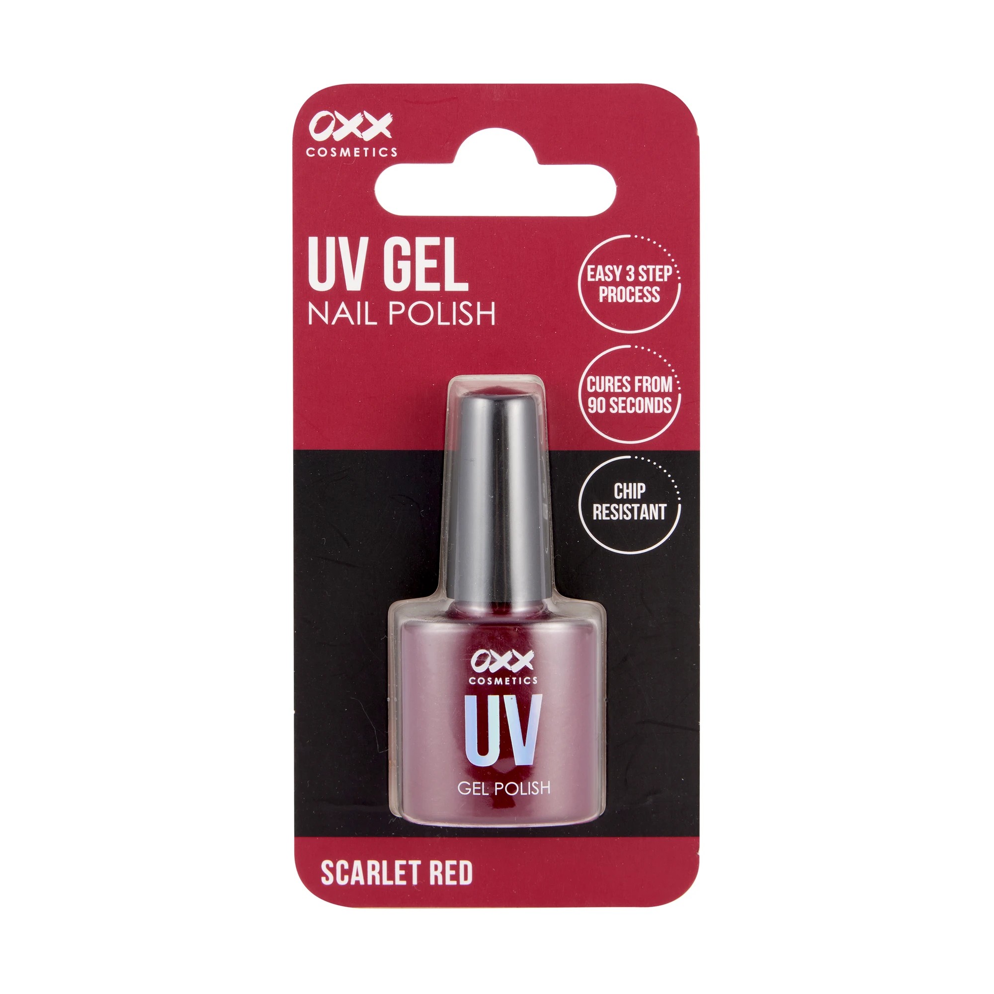 2 OXX Cosmetics UV Gel Nail Polish - Scarlet Red, 2 of 5