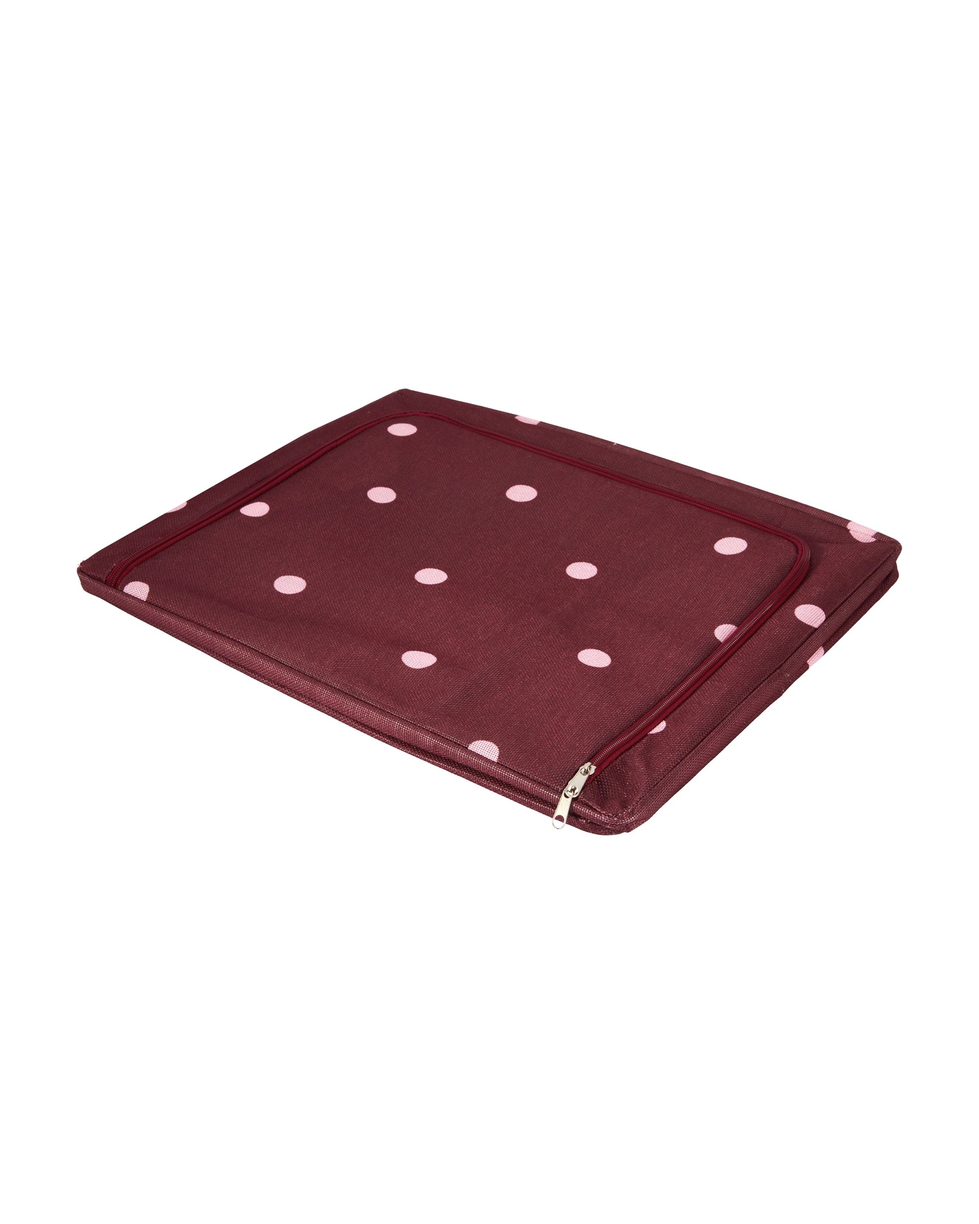 7 Linen Look Collapsible Box with Window - Large, Polka Dot, 7 of 8