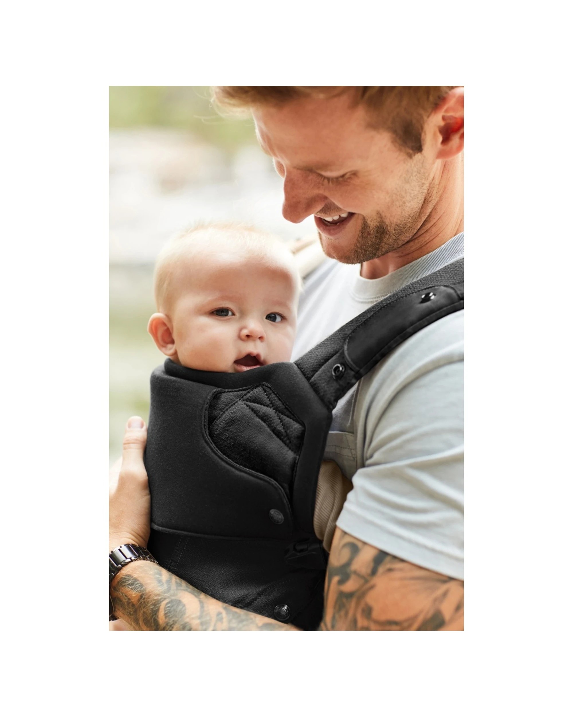 4 LilleBaby Babystudio Elevate 6-in-1 Hip Healthy Baby Newborn Adjustable - Black, 4 of 4
