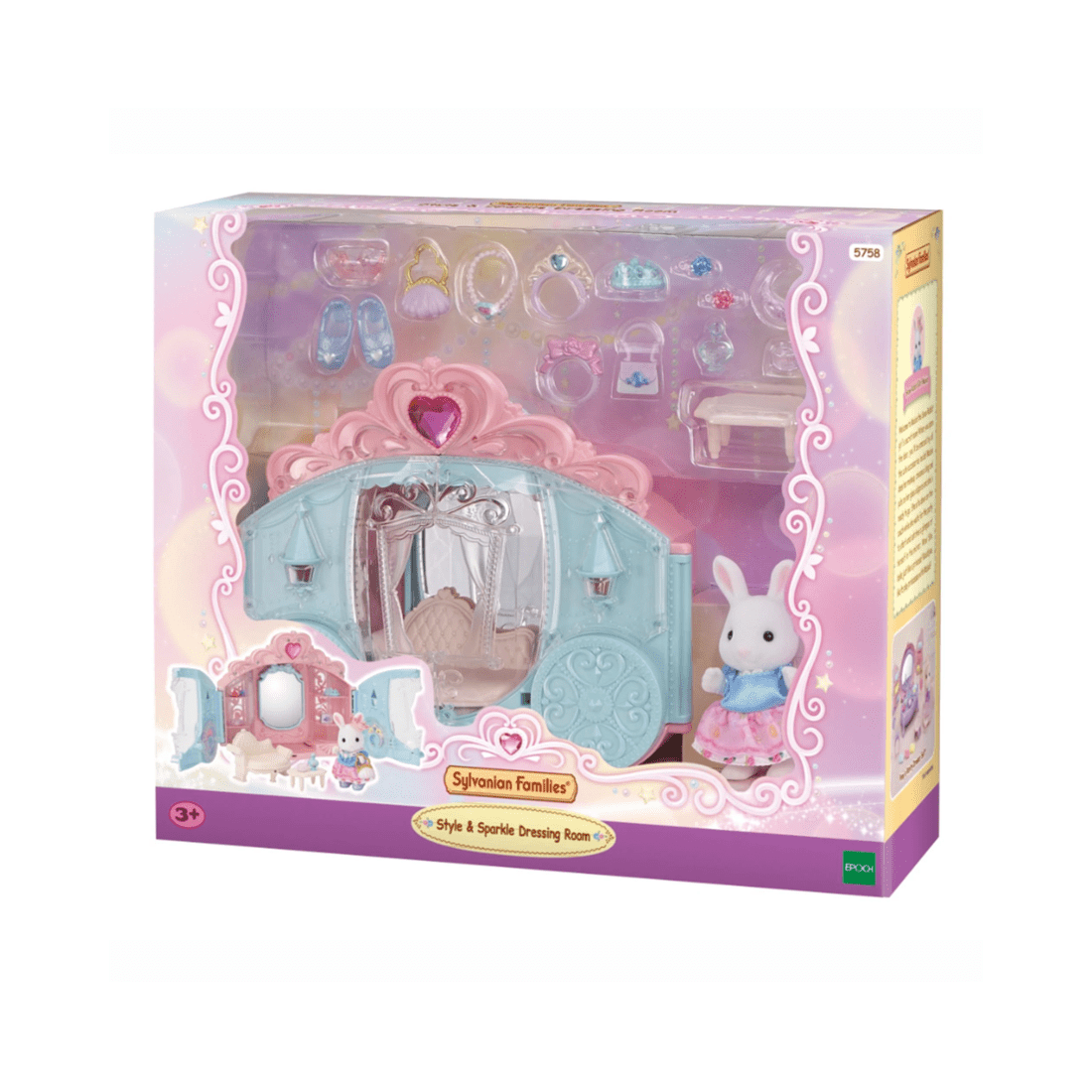 1 Epoch Co Ltd Sylvanian Families Style and Sparkle Dressing Room, 1 of 4