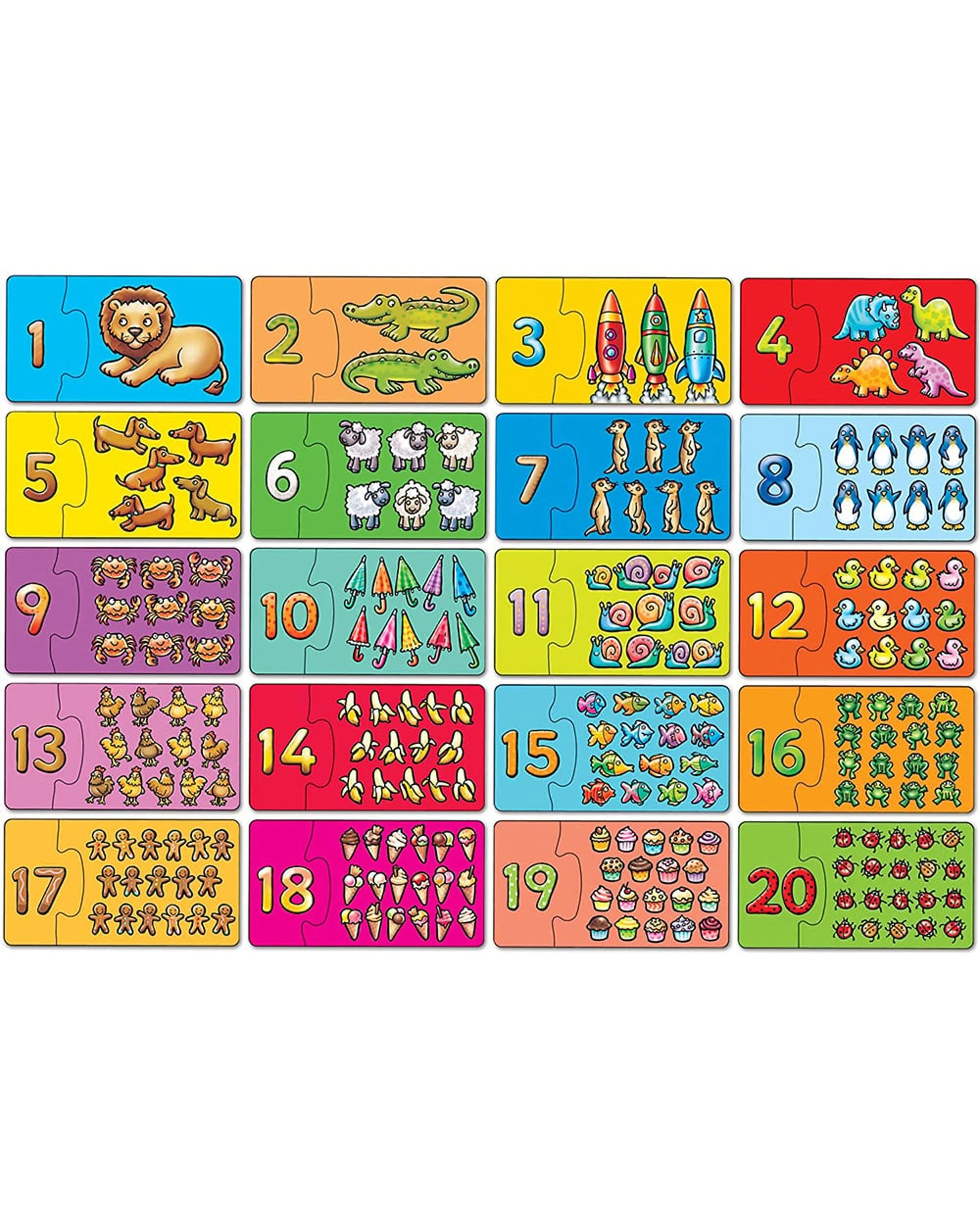 5 Orchard Toys Match and Count Educational Jigsaw Puzzle, 5 of 5