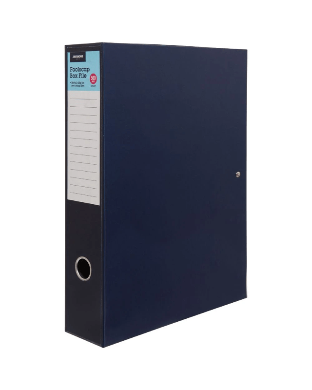 J.Burrows Foolscap Box File 