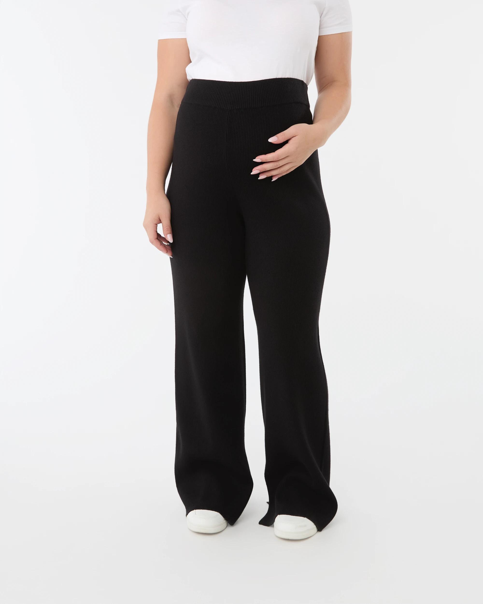1 Maternity Knit Pants Black, 1 of 5
