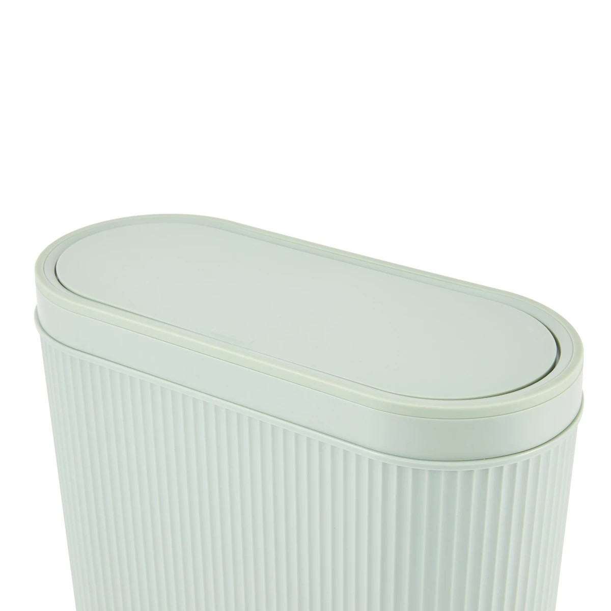 6 8L Push Top Bin - Sage, 6 of 10