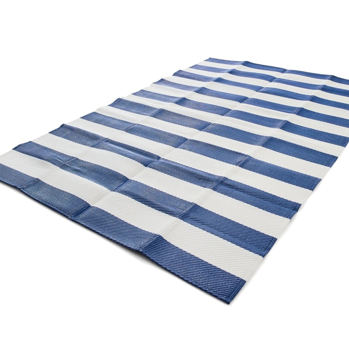 2 Woven Floor Mat - Blue Stripe, 2 of 9