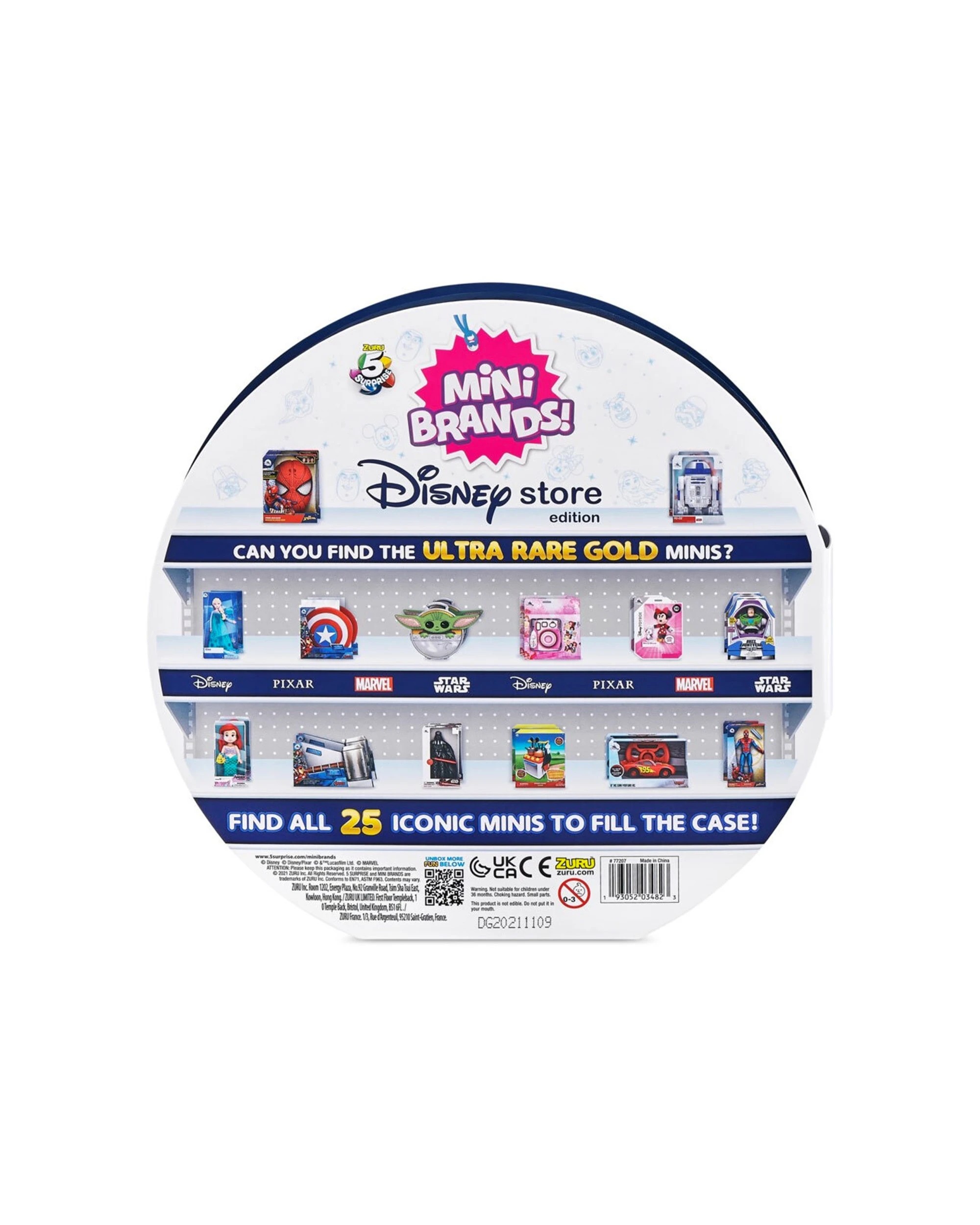 6 Zuru 5 Surprise Disney Store Mini Brands Collectors Case 3 Plus 4 Pack
 - multi, 6 of 6