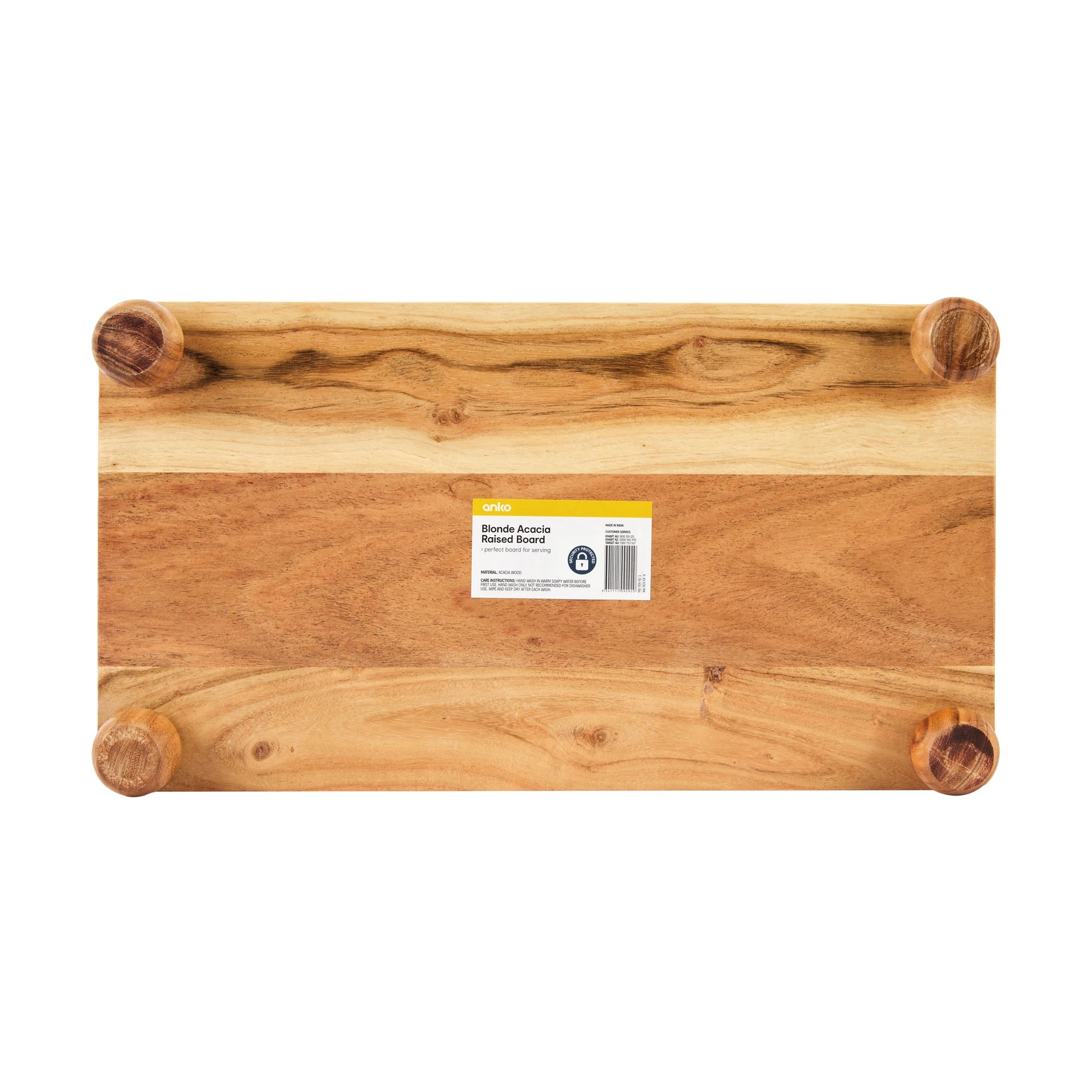 5 Blonde Acacia Raised Board, 5 of 5