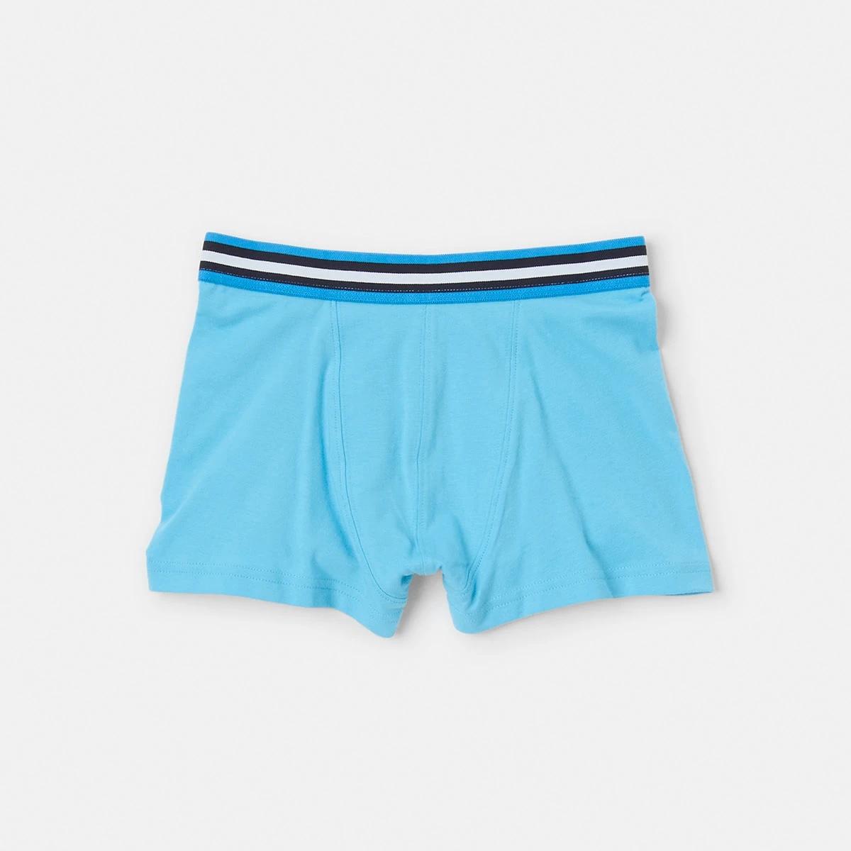 7 7 Pack Attached Elastic Trunks BLUES STRIPE, 7 of 10