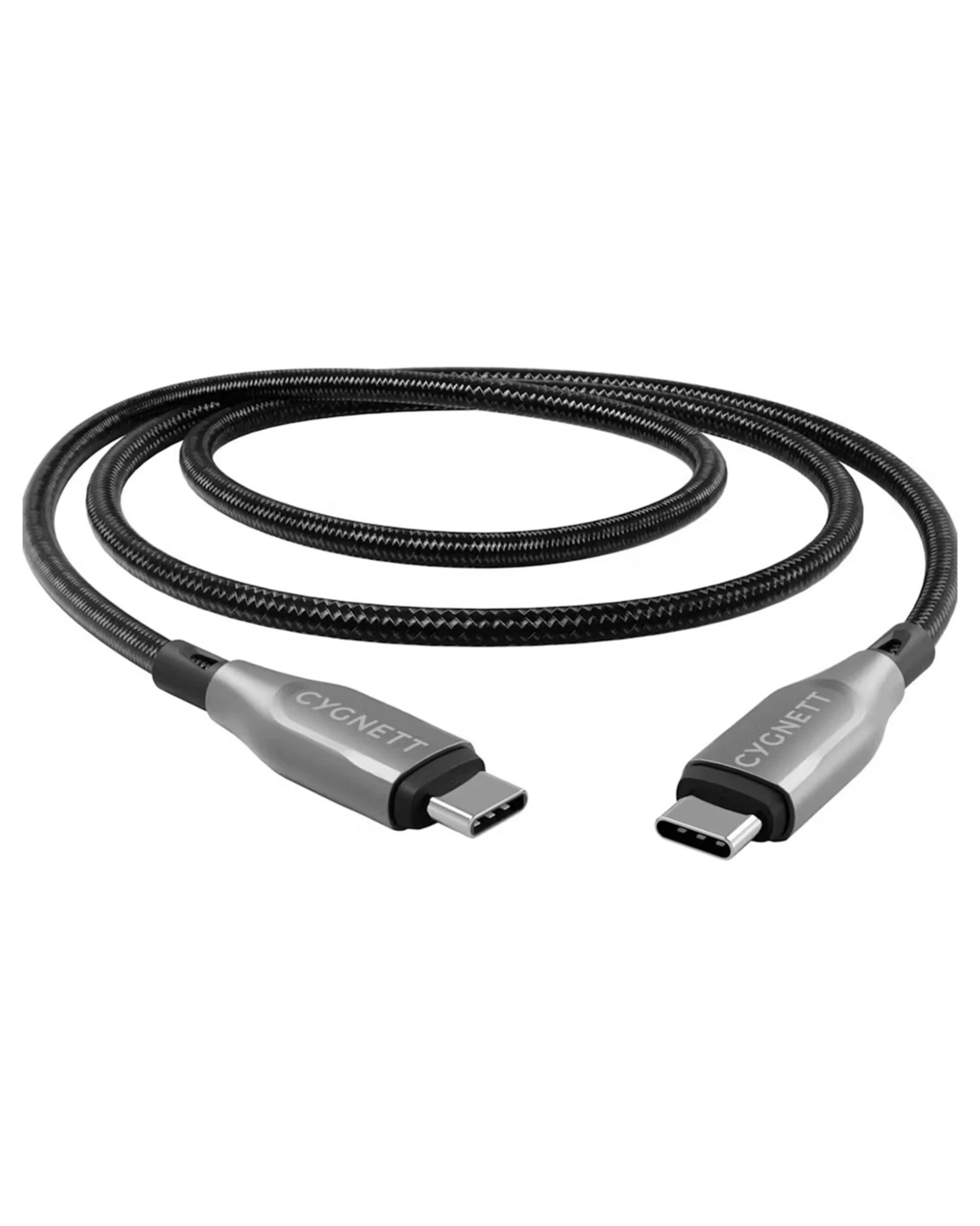 1 Cygnett - Armoured 2m USB-C to USB-C Cable - Black, 1 of 4