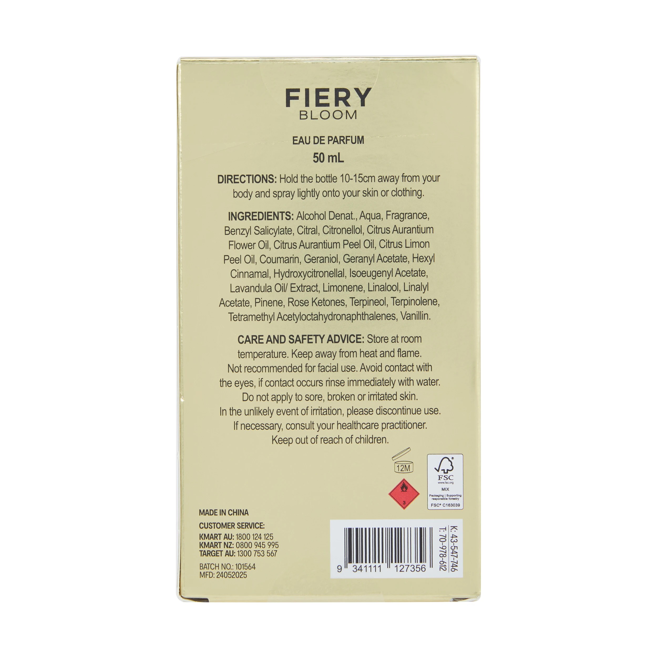 6 OXX Fragrance Fiery Bloom Eau De Parfum 50ml, 6 of 6