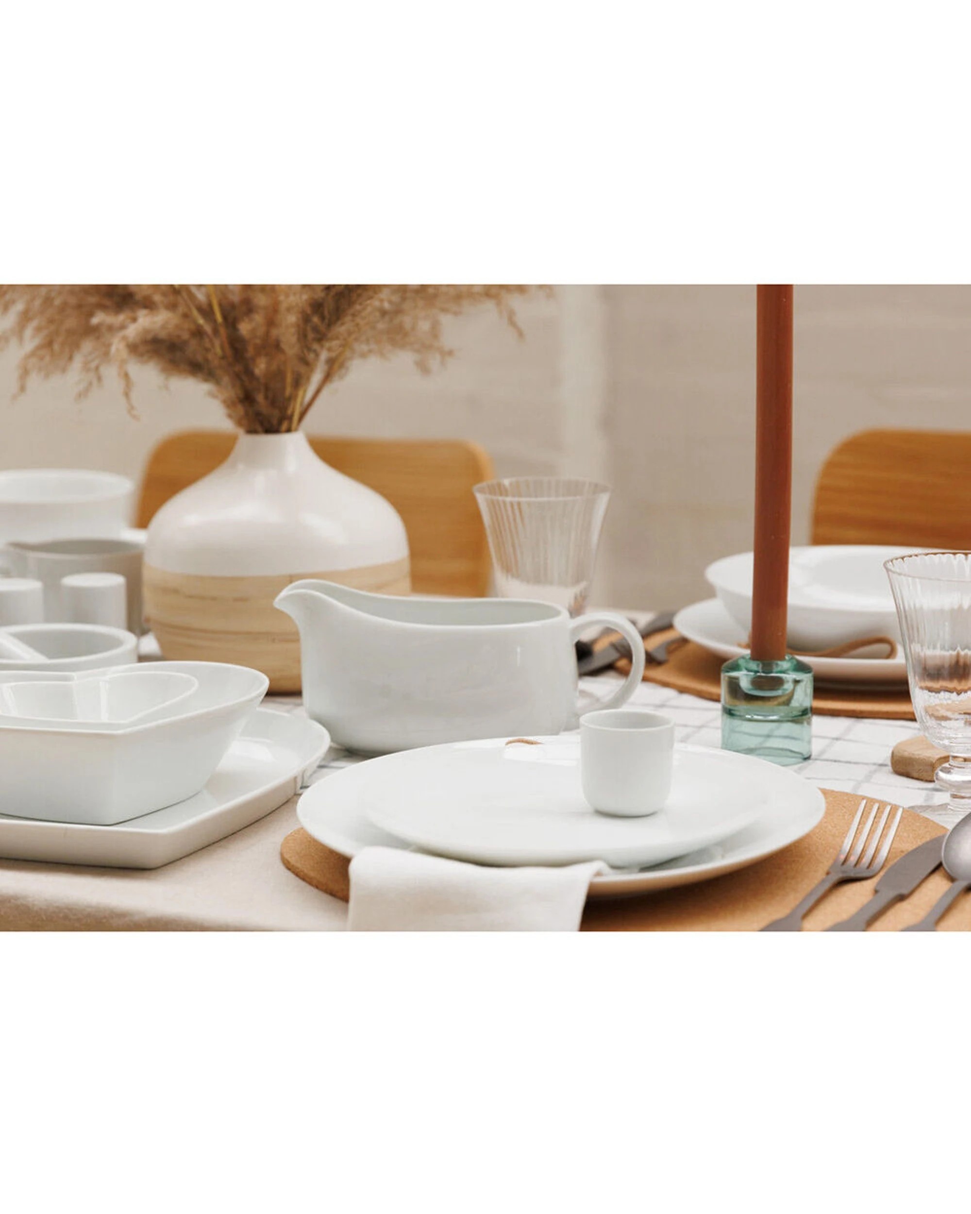 6 Mikasa 4pc Chalk Kitchen Porcelain Side Plate Set 21cm Durable - White, 6 of 6