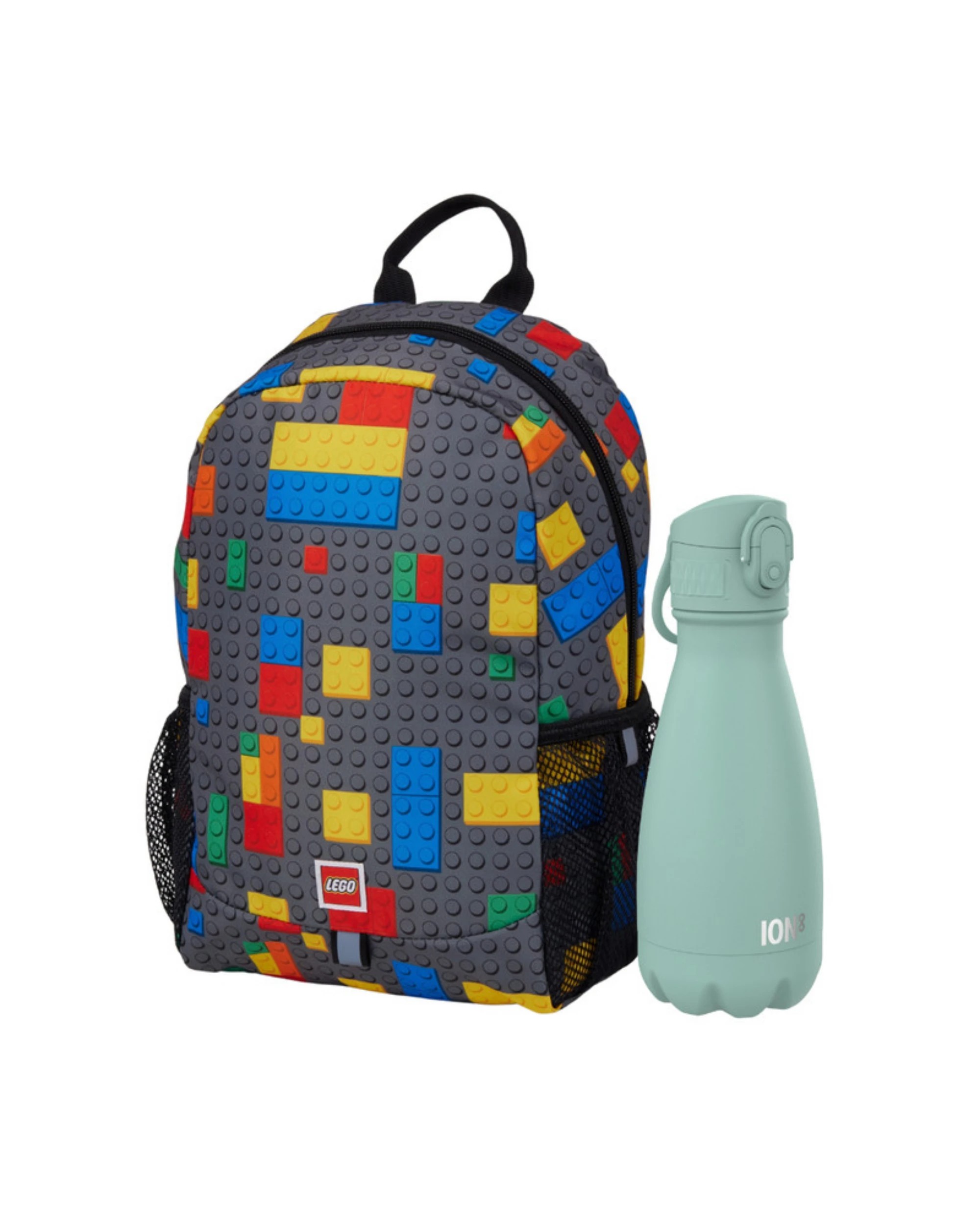 1 LEGO Kids Colourful Backpack with ION8 Bottle - Multi, 1 of 1