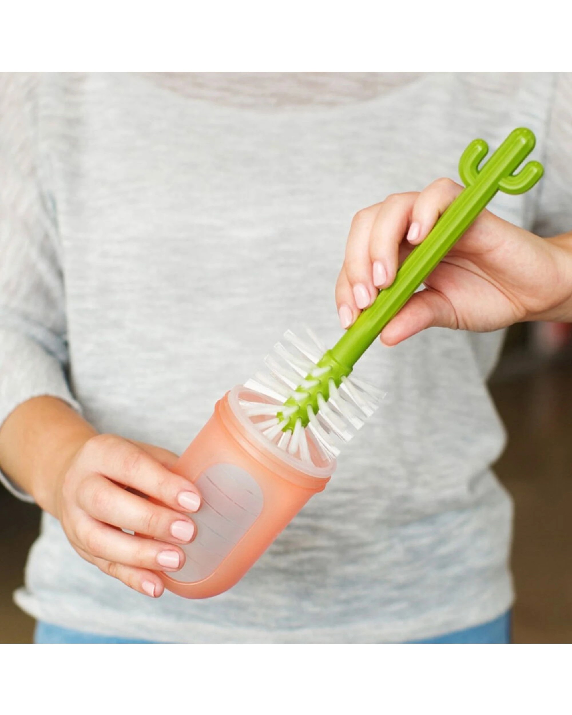 5 Boon 8pc Cacti Bottle Brush Set - Multi, 5 of 8