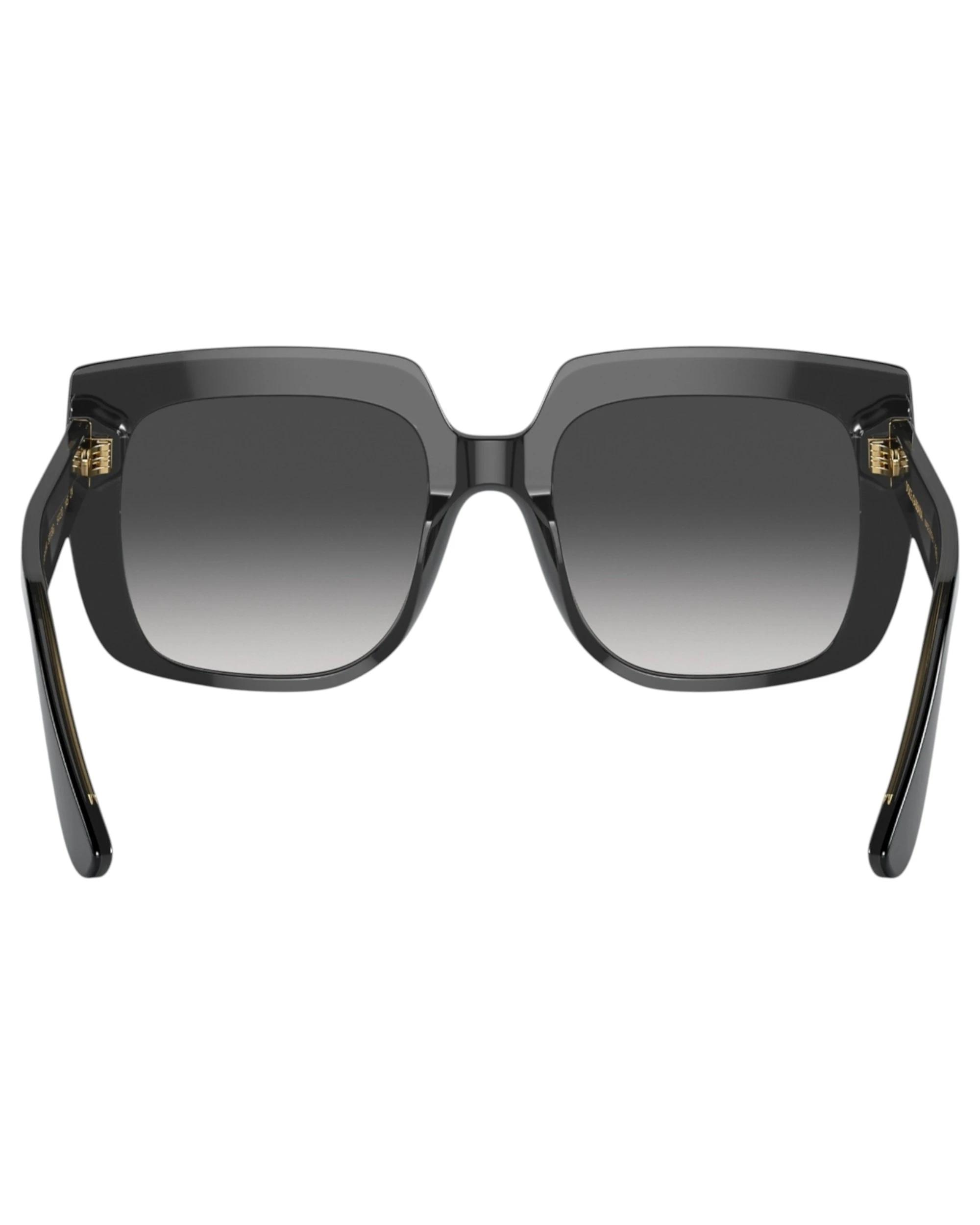 4 Dolce & Gabbana Womens Sunglasses Dg4414 Sunnies BLACK ON TRANSPARENT BLACK, 4 of 5