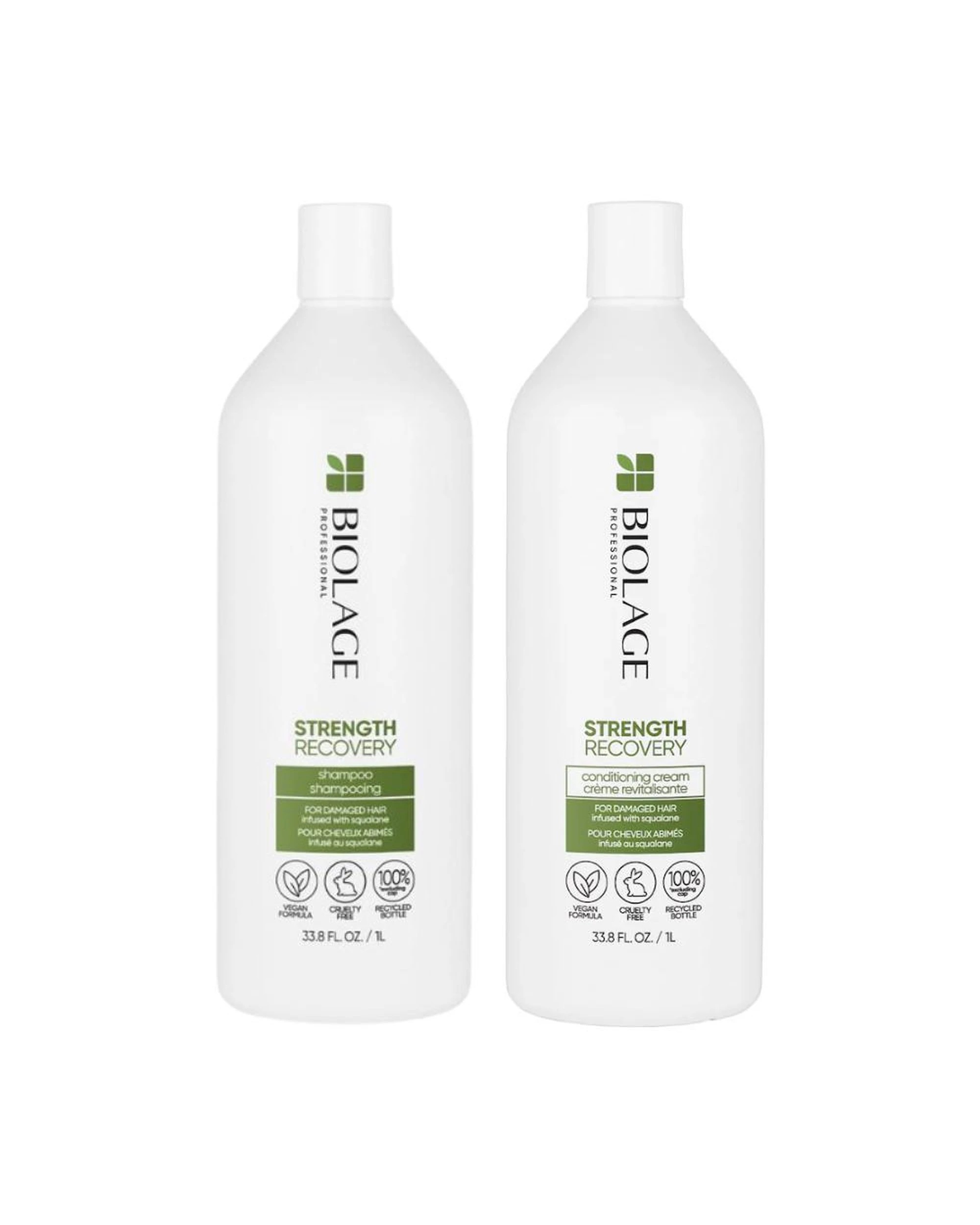 1 Matrix Biolage Strength Recovery Shampoo & Conditioning Cream 1 Litre (1000mL) Duo, 1 of 3