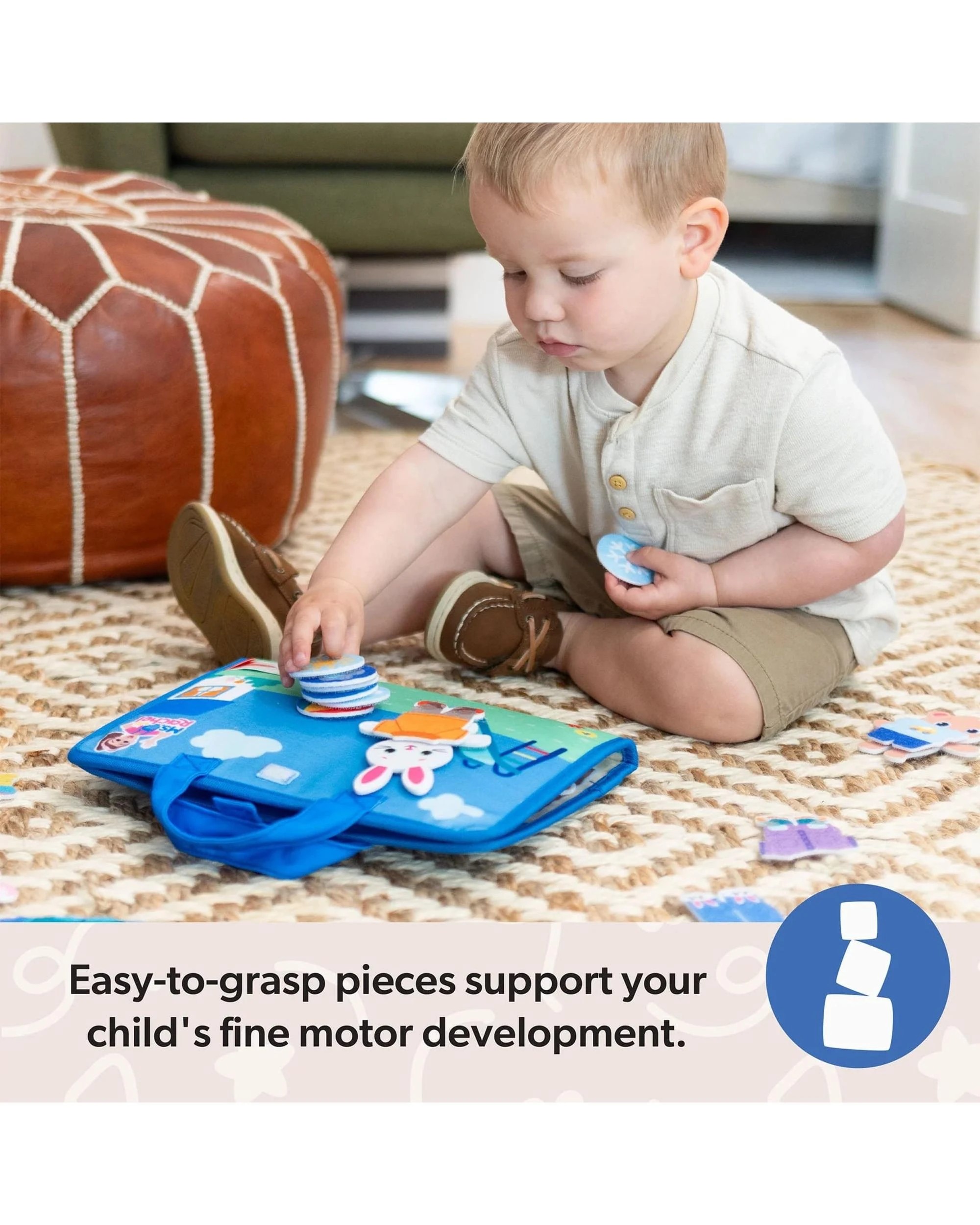 6 Melissa and Doug Ms Rachel Ms Rachel What To Wear Felt Activity Board, 6 of 9