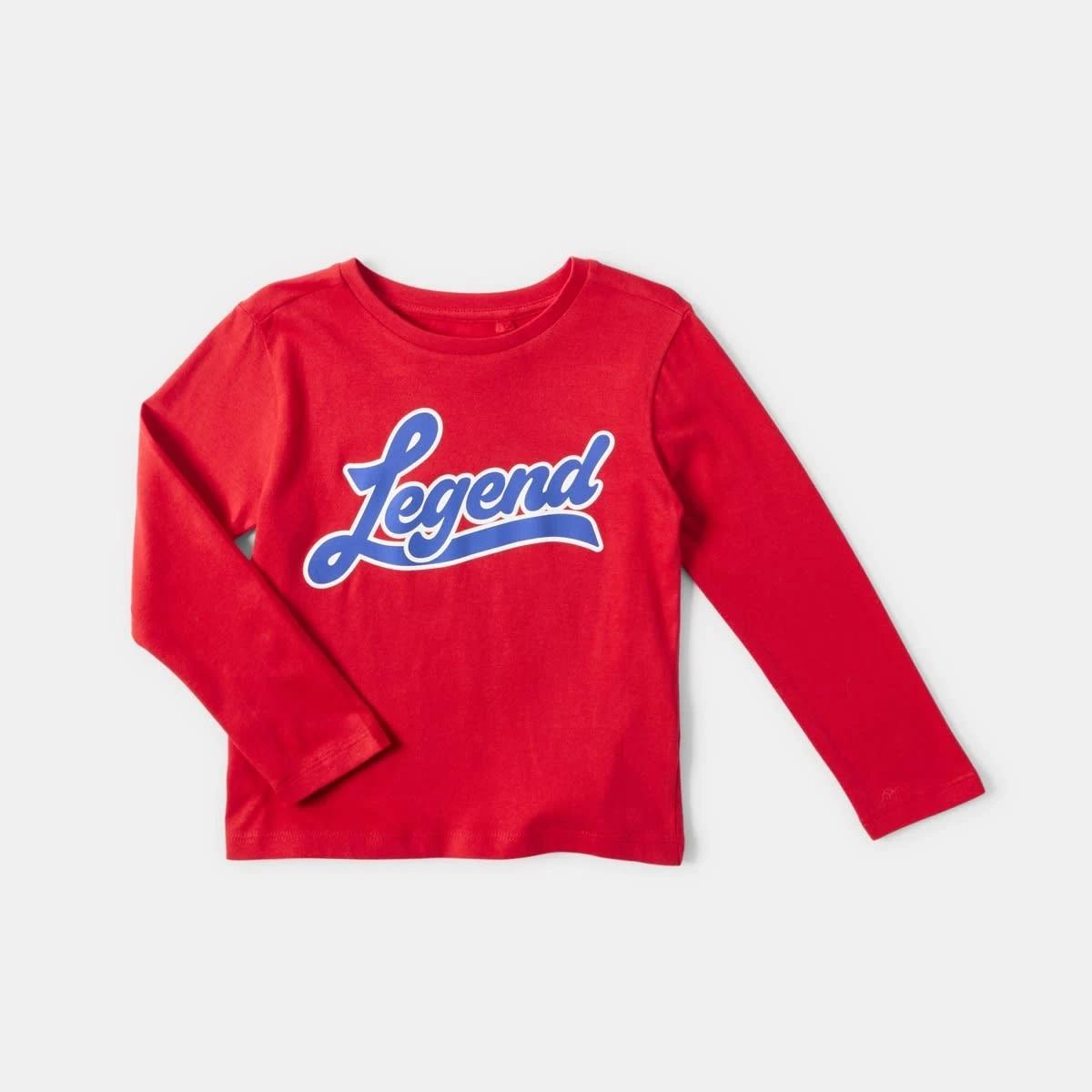 7 Long Sleeve Print T-shirt Red Legend, 7 of 8