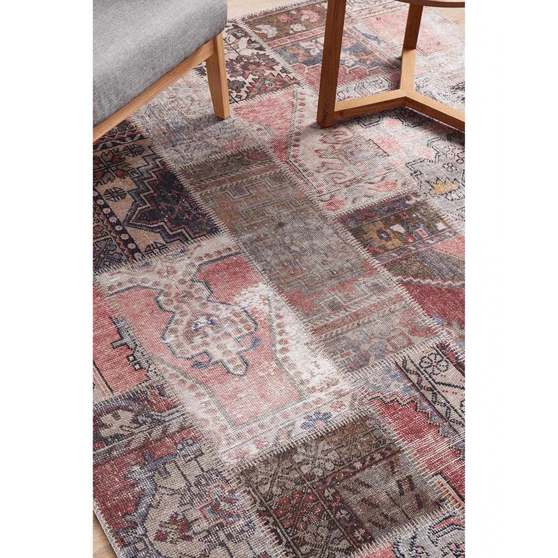 6 RUG CULTURE Illusions 178 Earth Rug, Multi Polyester, Power-Loomed — 3mm Pile - Multi, 6 of 7