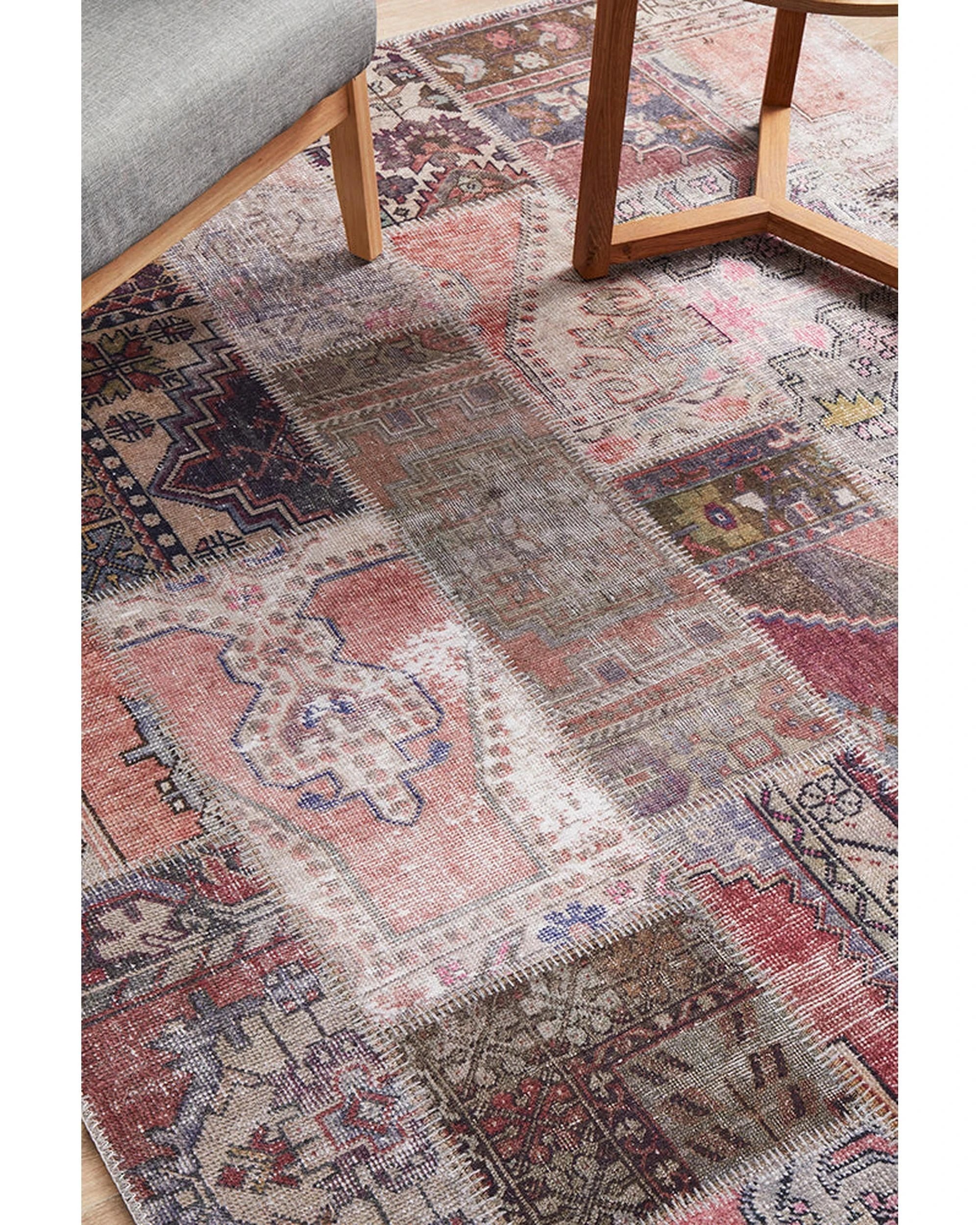 6 RUG CULTURE Illusions 178 Earth Rug, Multi Polyester, Power-Loomed — 3mm Pile - Multi, 6 of 7