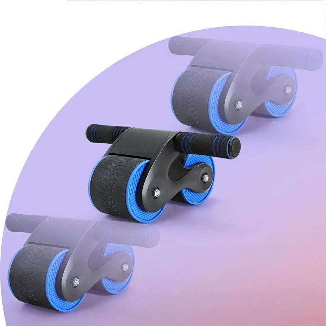4 Everfit Ab Roller - Blue, 4 of 6