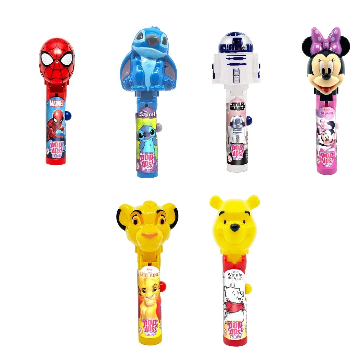 1 Disney Pop Ups Lollipop 10g - Assorted, 1 of 7
