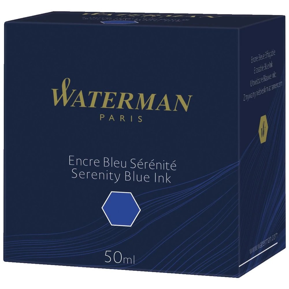 4 Waterman Bottled Ink Serenity Blue 50mL, 4 of 10