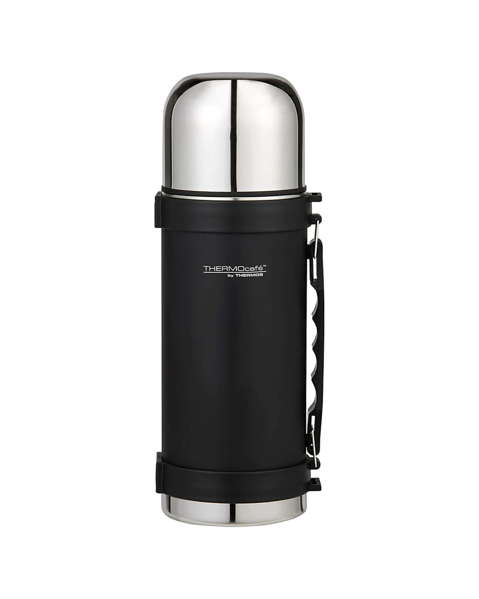 1 Thermocafe Vacuum Insulated Flask Portable Water Bottle 1L - Black, 1 of 1