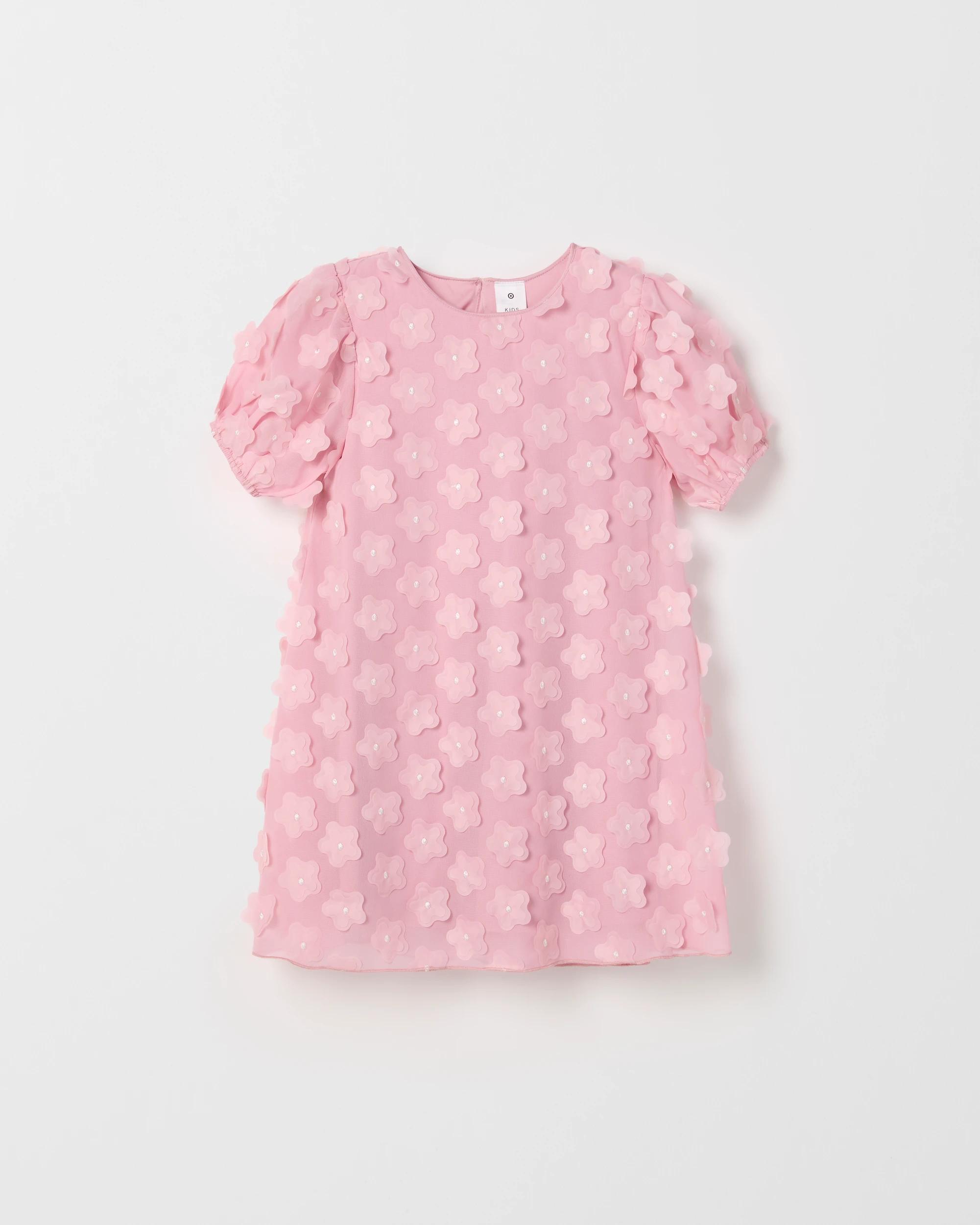 5 Target Kids Embellished Tulle Occasion Dress PINK, 5 of 5
