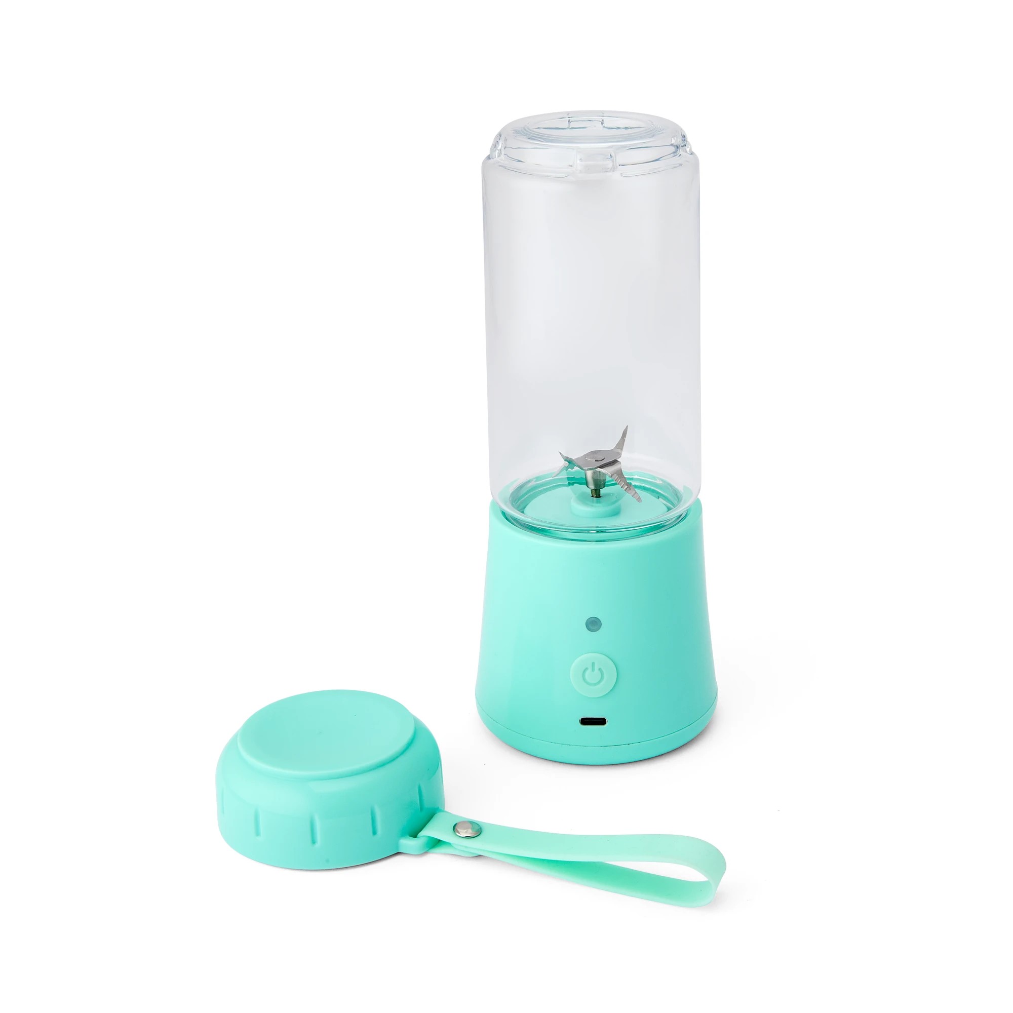 4 Portable USB Mini Blender - Blue, 4 of 10