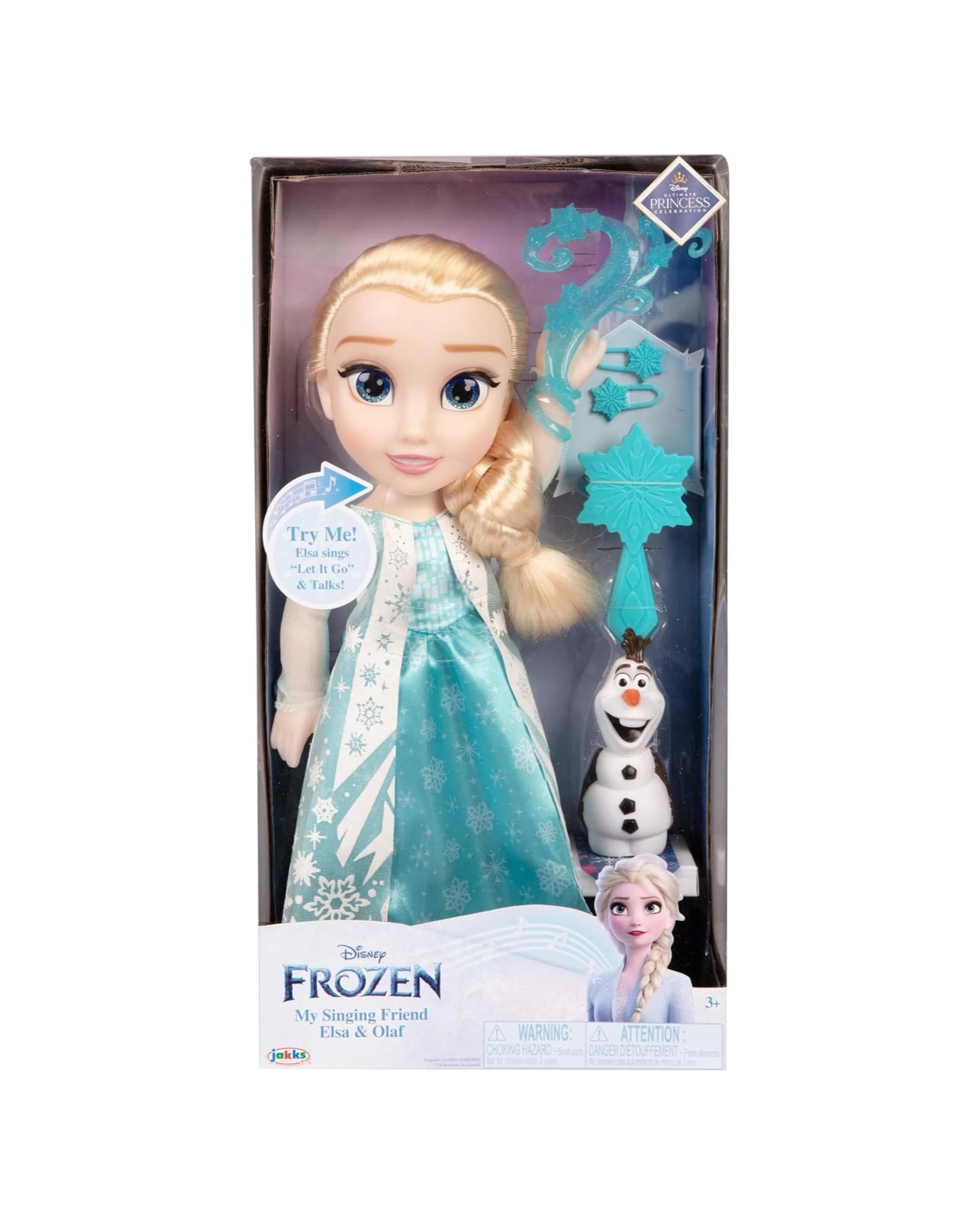1 Disney Frozen My Singing Friend Elsa and Olaf Musical Doll, 1 of 8
